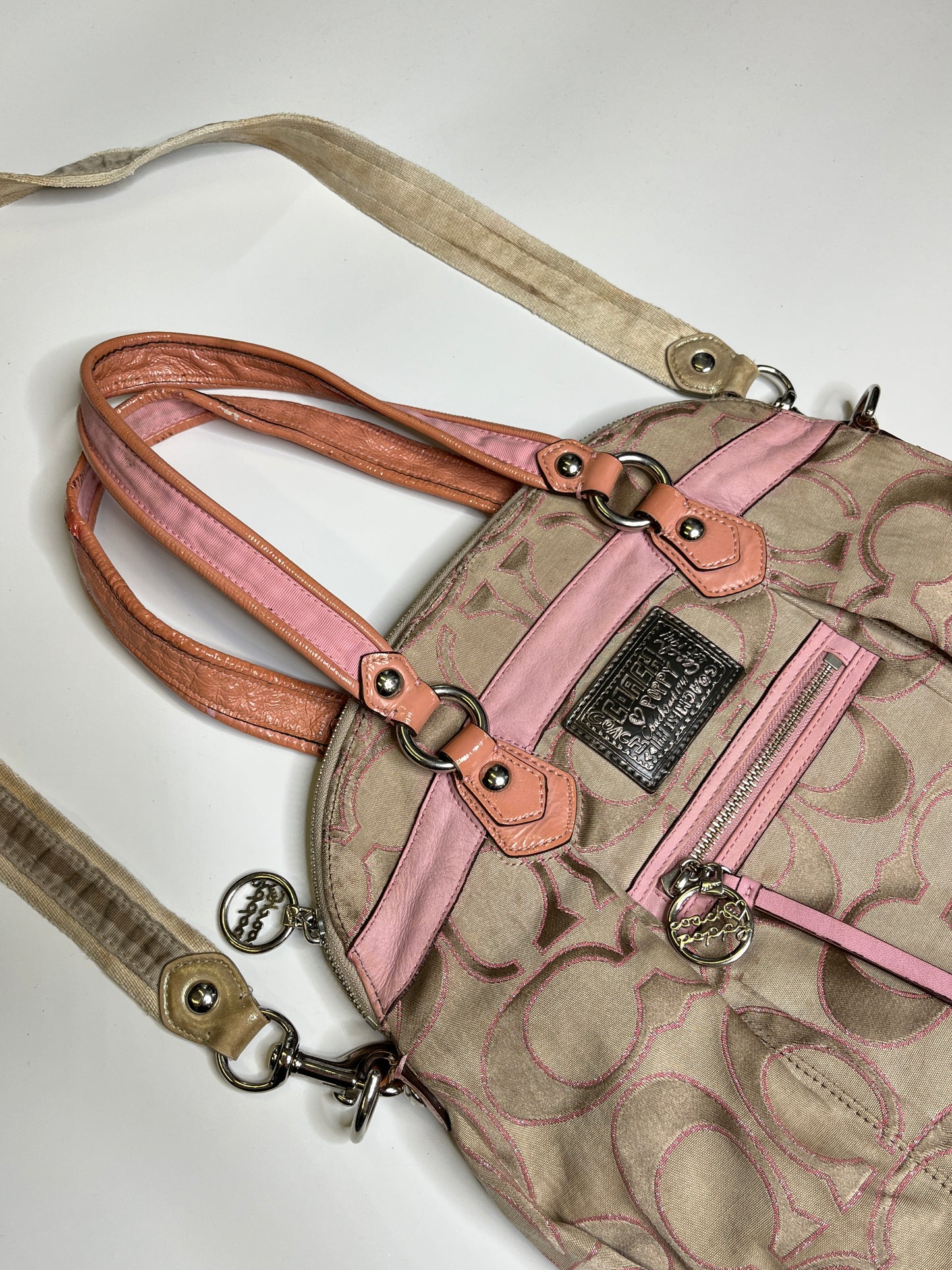 COACH MONOGRAM PURSE PINK