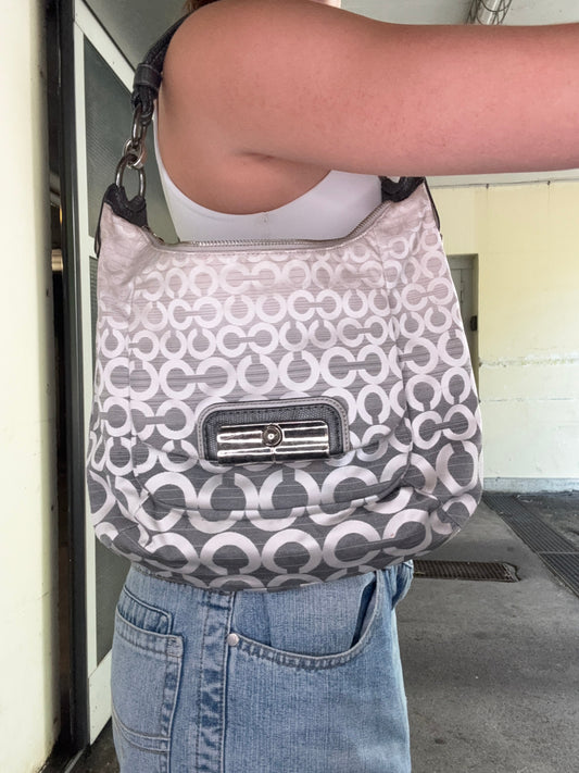 COACH VINTAGE OMBRÉ SIGNATURE HOBO BAG