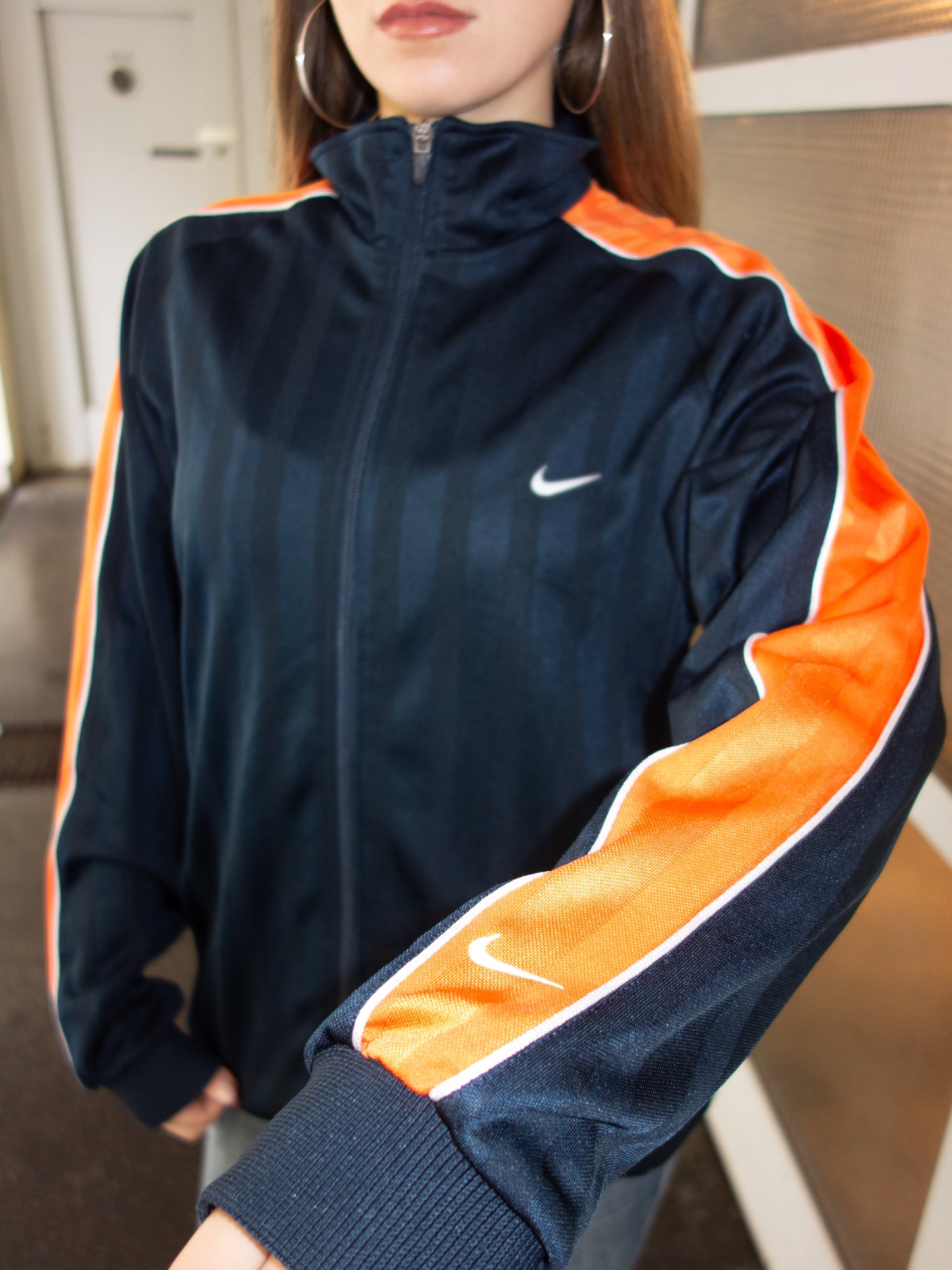NIKE ZIPPER 2000s (L)