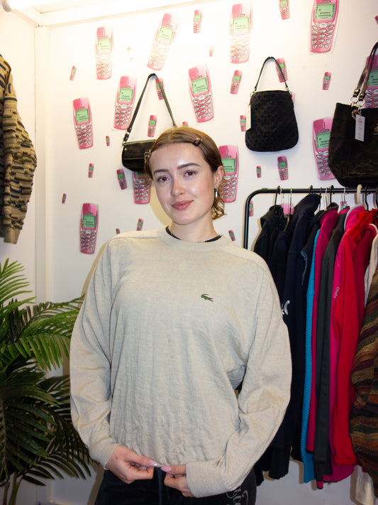 LACOSTE KNIT SWEATER (~M)