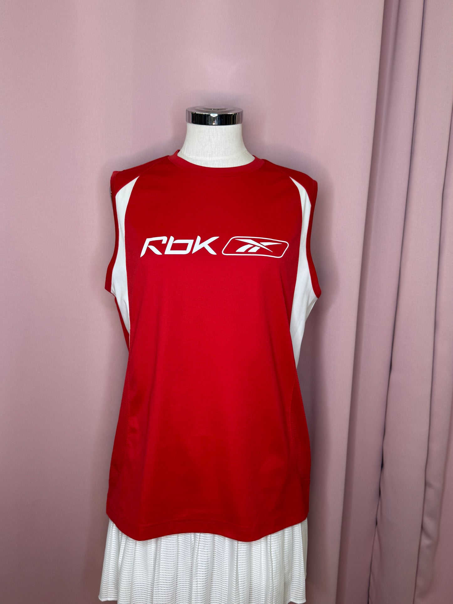 RED REEBOK TANK TOP (M)