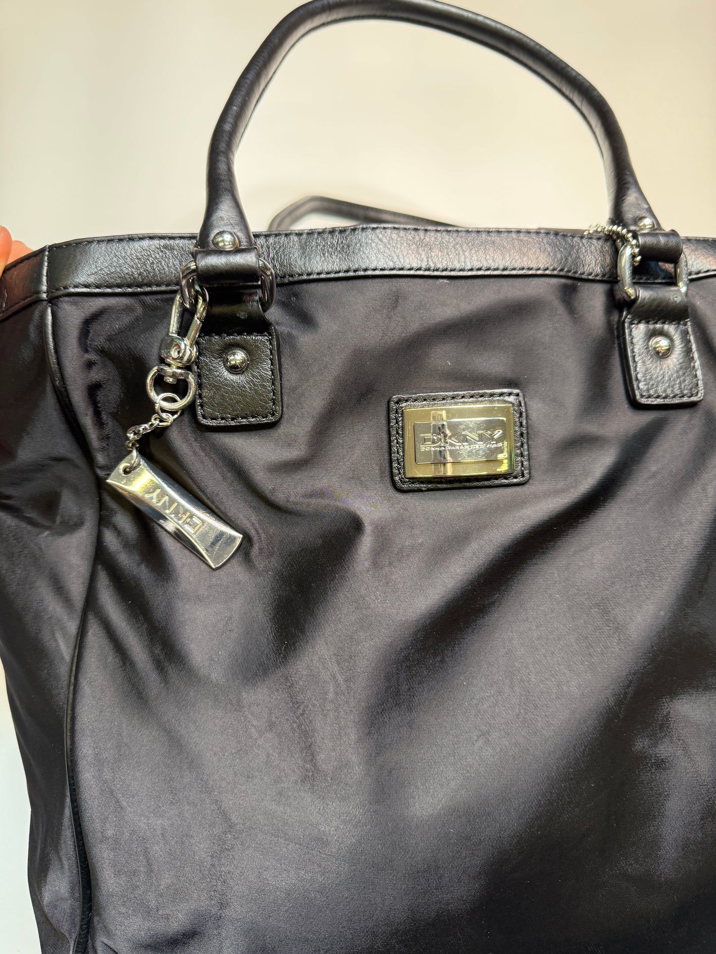 DKNY PURSE WITH REAL LEATHER