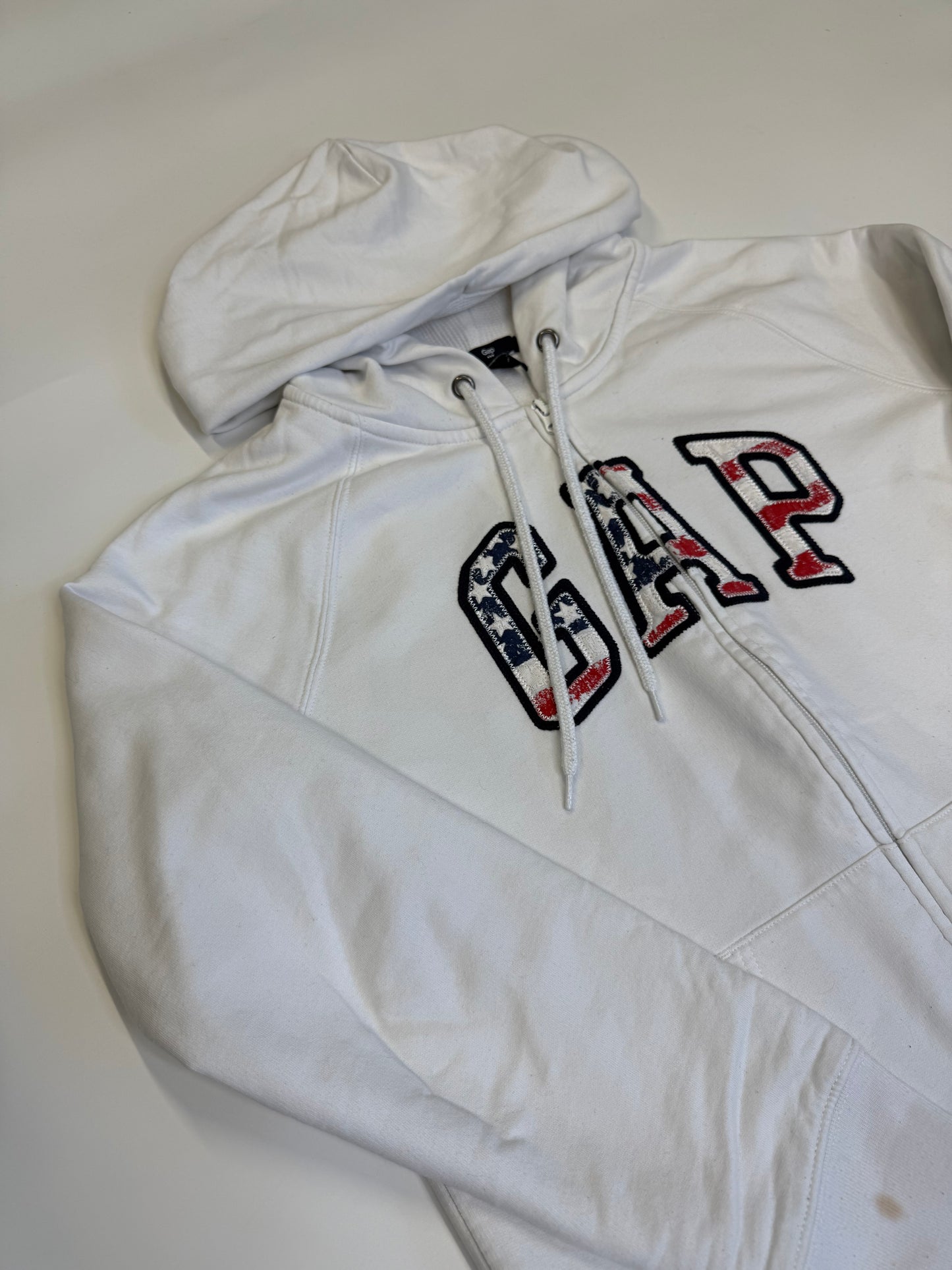 VINTAGE GAP ZIP HOODIE (L)