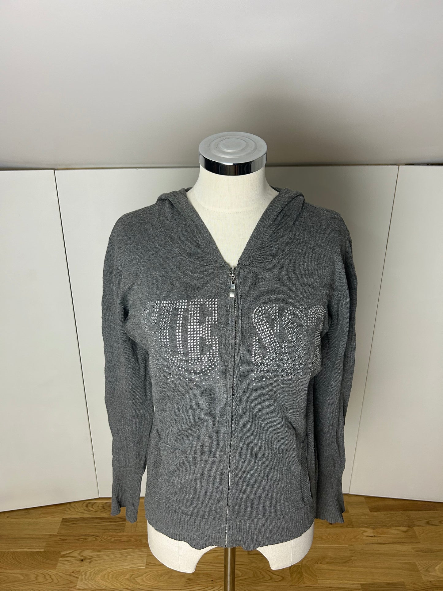 GUESS RHINESTONE ZIPPER (M)