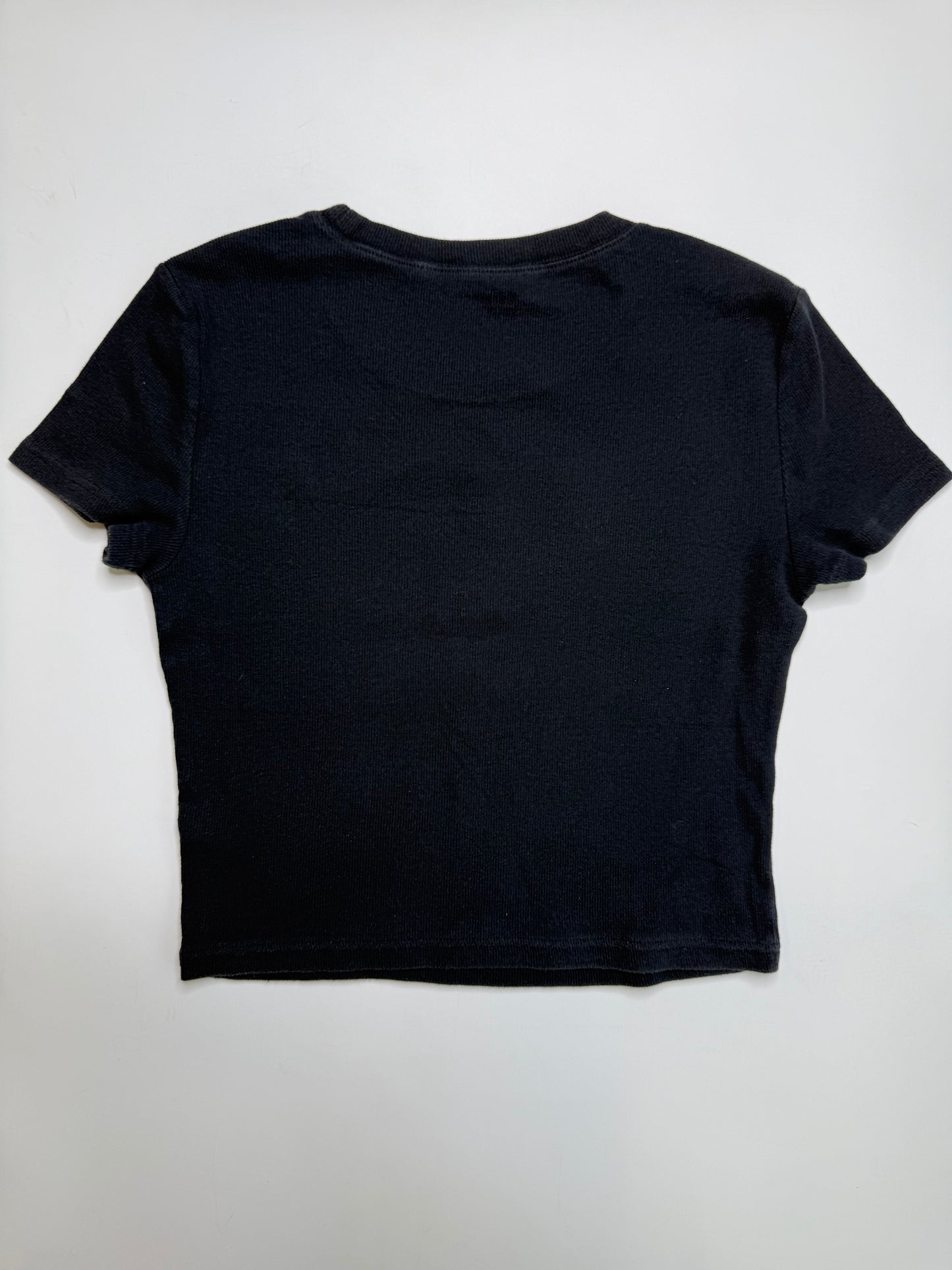 PLAYBOY BY PACSUN VINTAGE RHINESTONE CROP TEE (L)