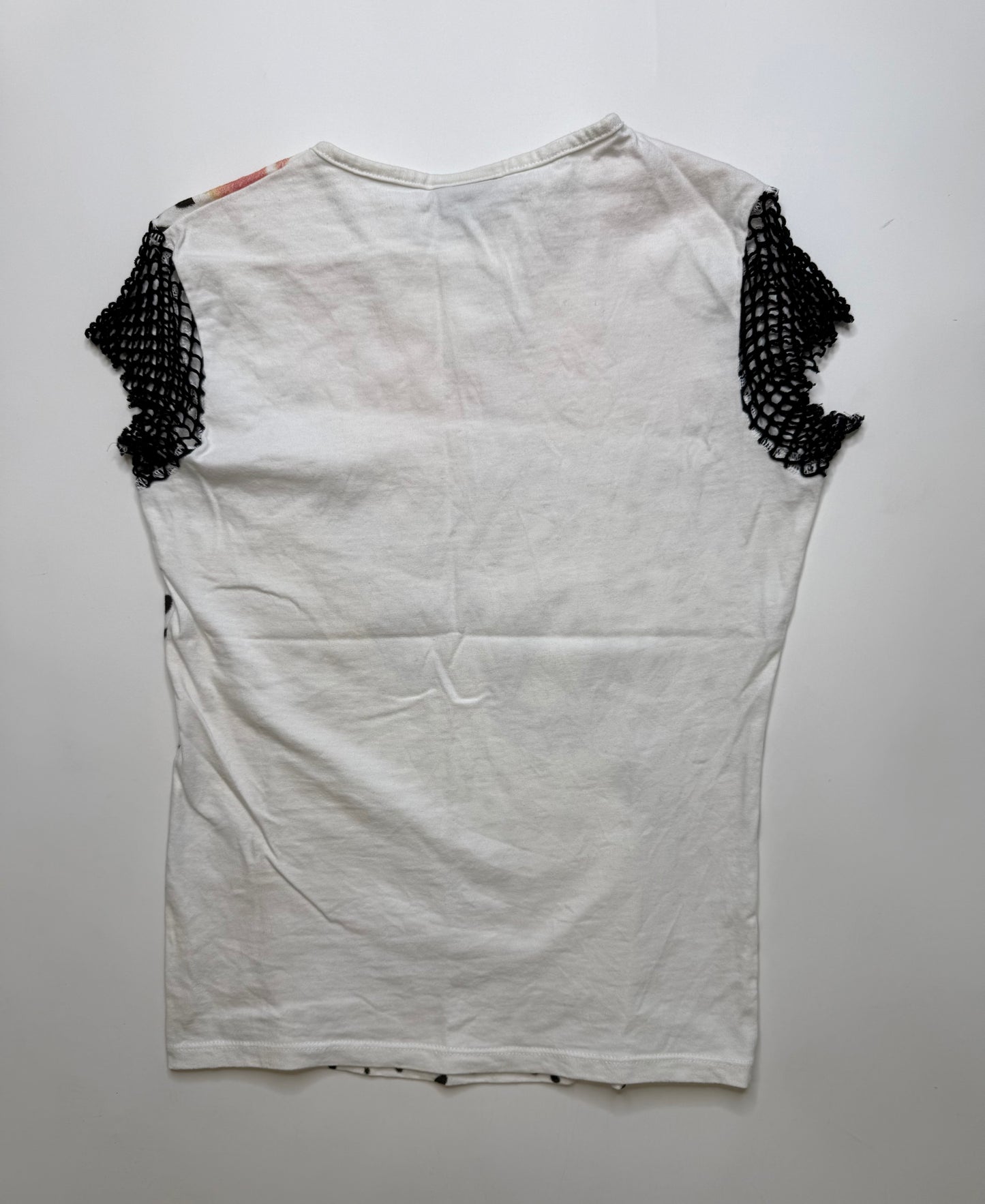 JUST CAVALLI DOT PRINT TEE – WHITE (XS)