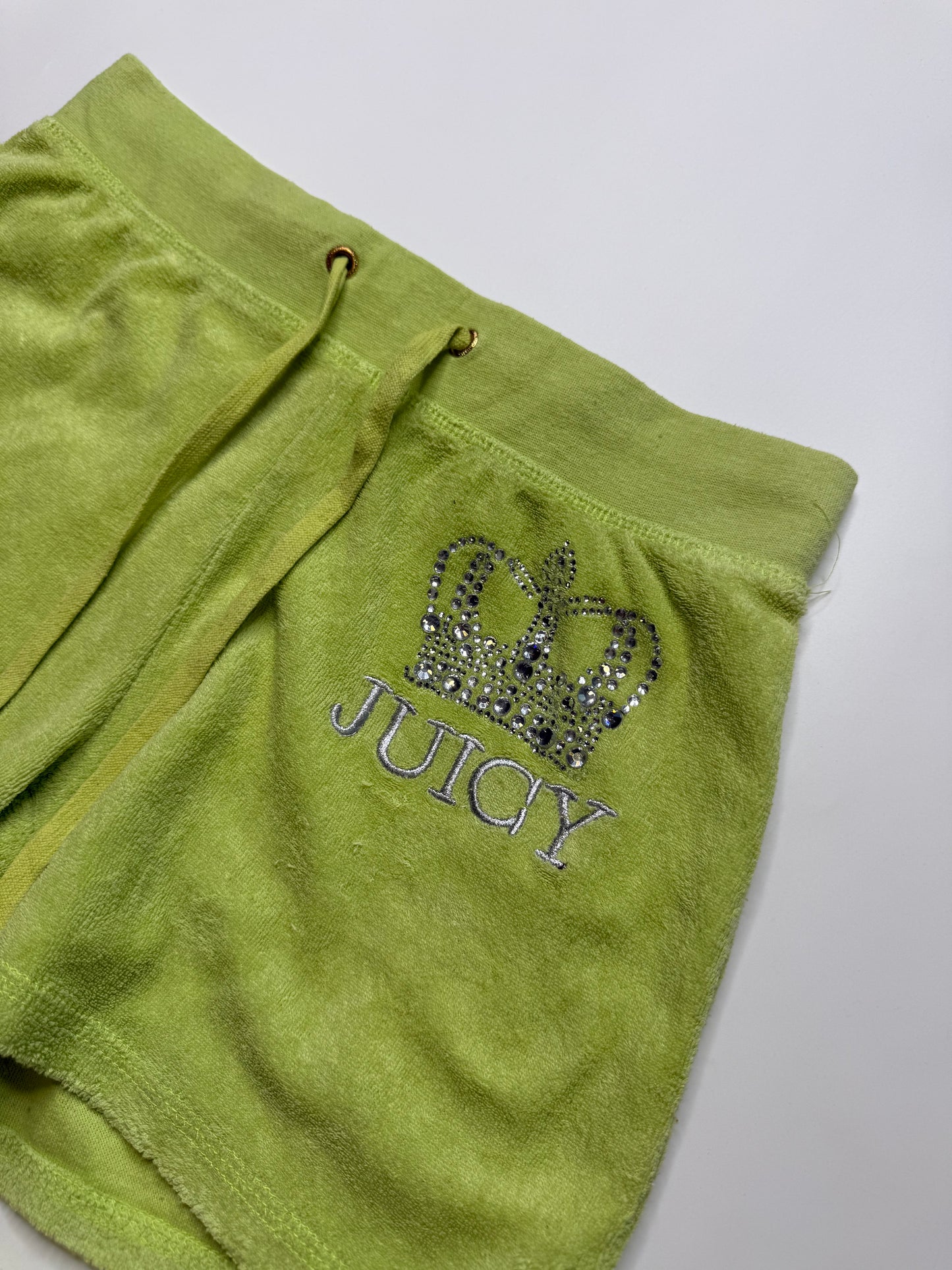 JUICY COUTURE TERRY SHORTS – LIME GREEN (S)