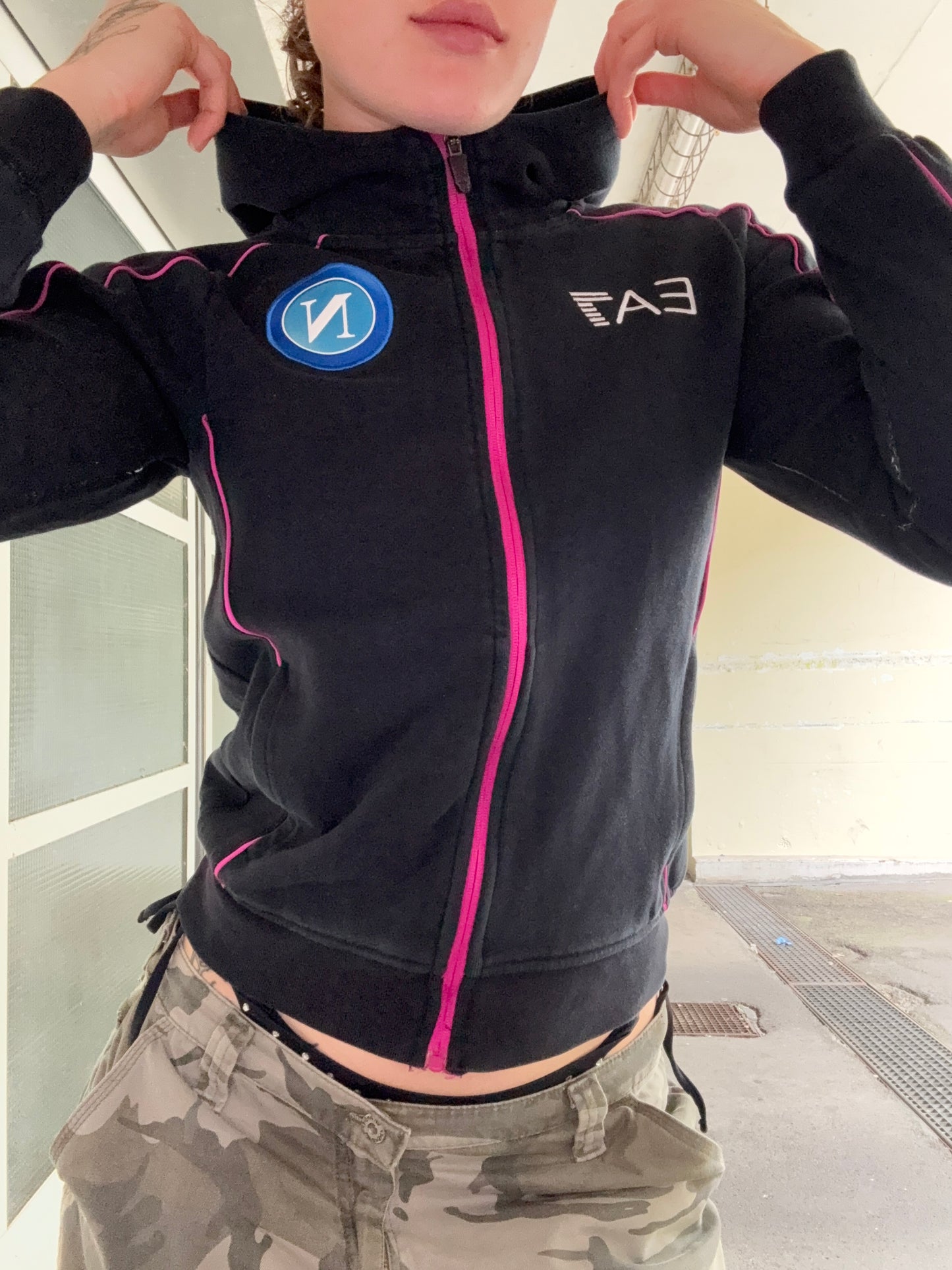 VINTAGE SSC NAPOLI EMPORIO ARMANI ZIPPER (S)