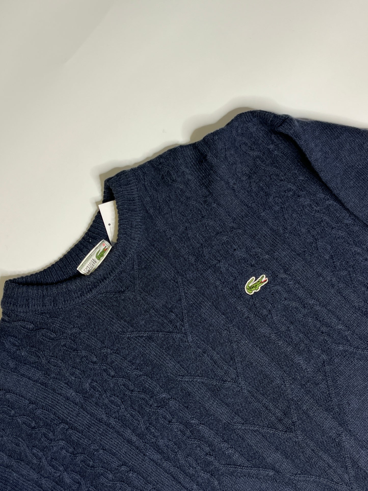 LACOSTE KNIT SWEATER (~XL)