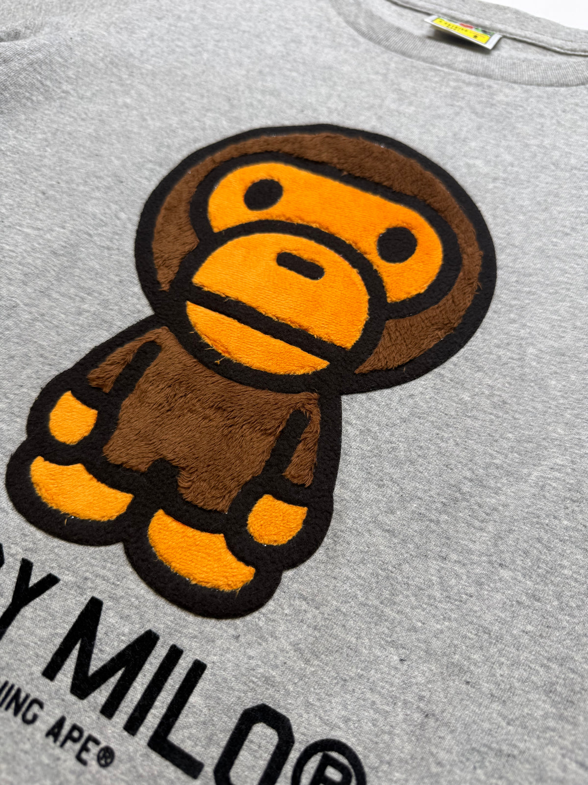 BAPE LADIES BABY MILO TEE – GREY (S)