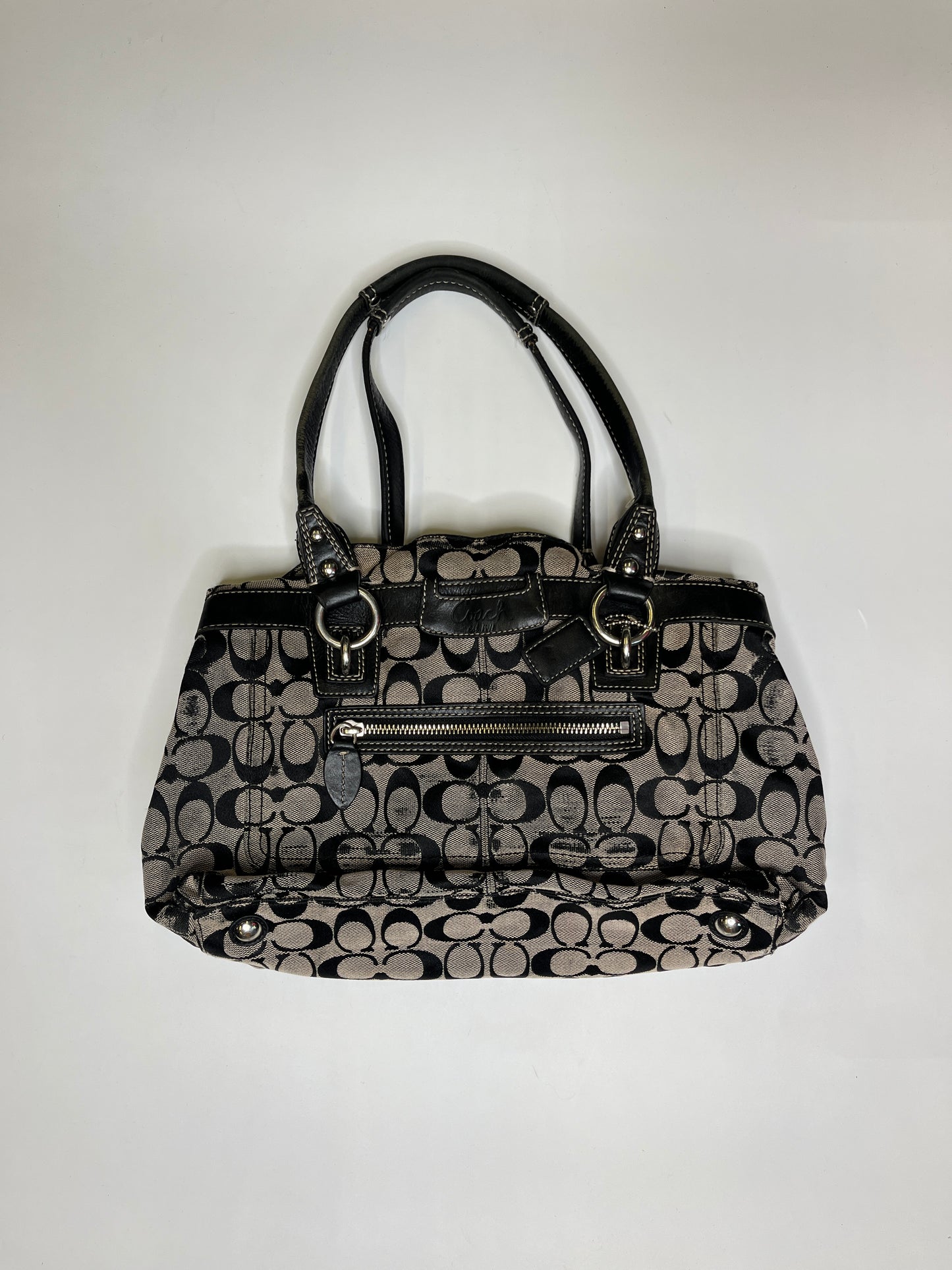 COACH MONOGRAM PURSE LEATHER