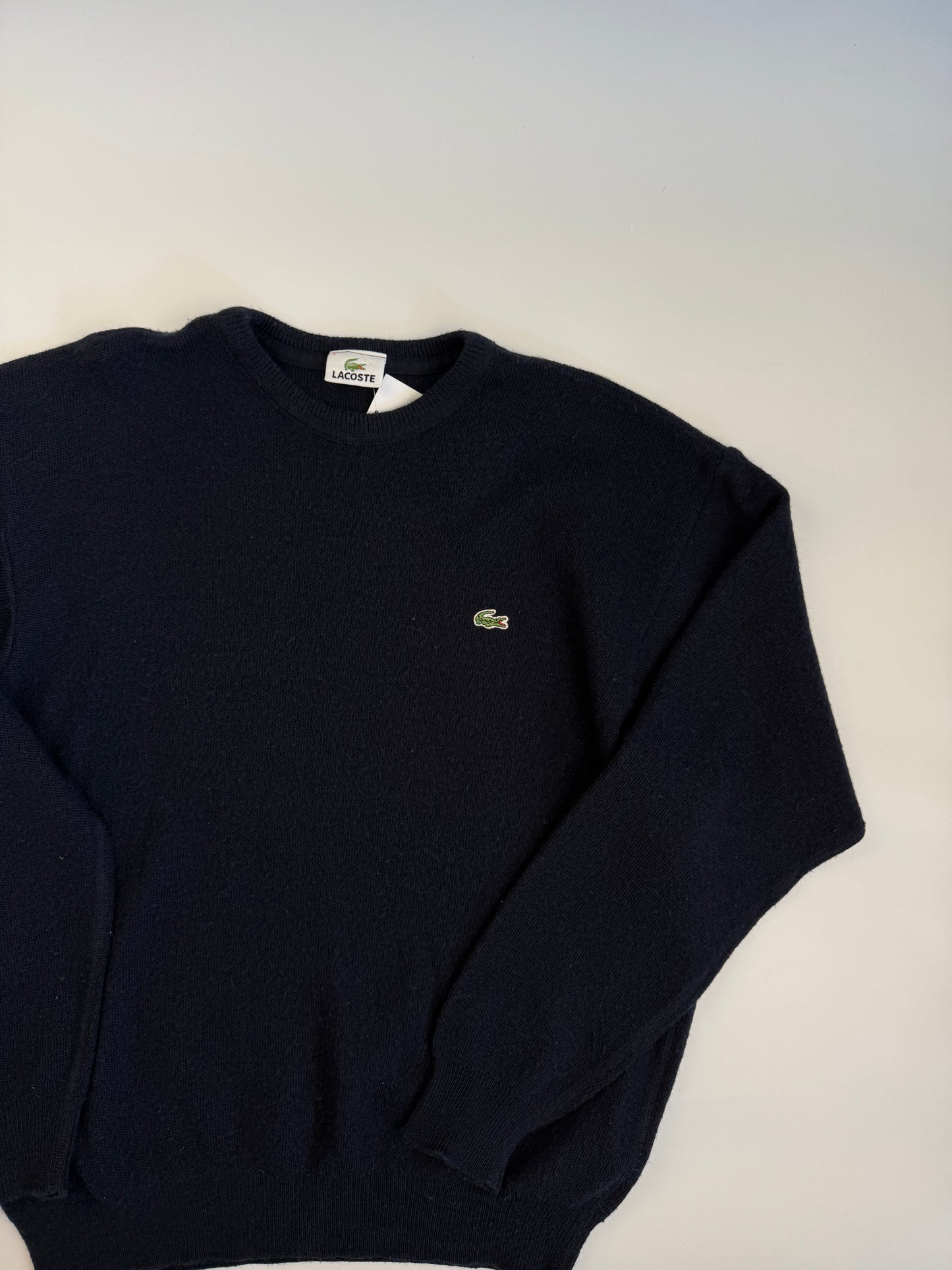LACOSTE WOOL KNIT SWEATER (M-L)