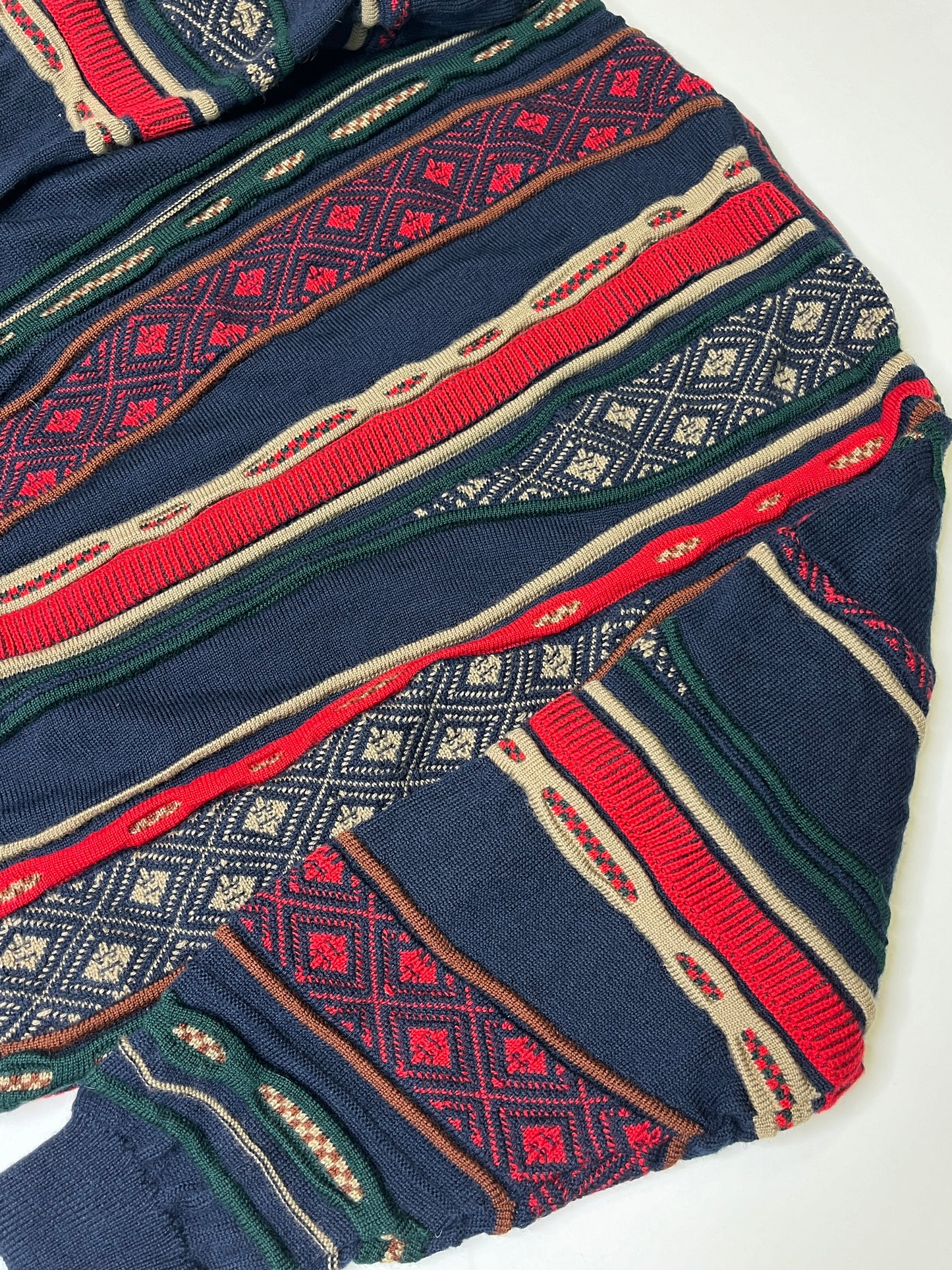 VINTAGE TOORALLIE COOGI STYLE SWEATER PURE WOOL (S)