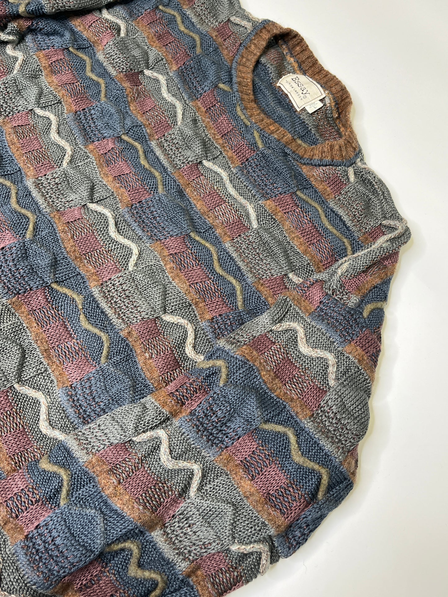 VINTAGE ESSAY COOGI STYLE MOHAIR SWEATER (L)