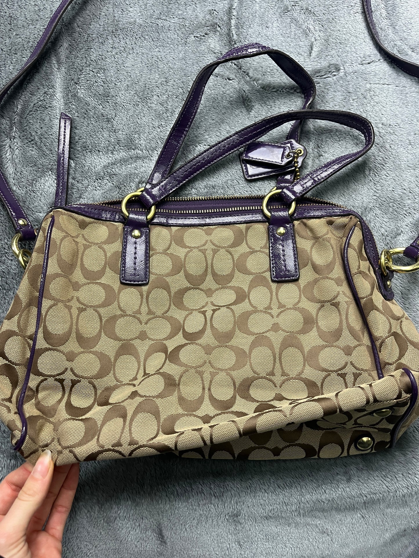 COACH BAG PURPLE