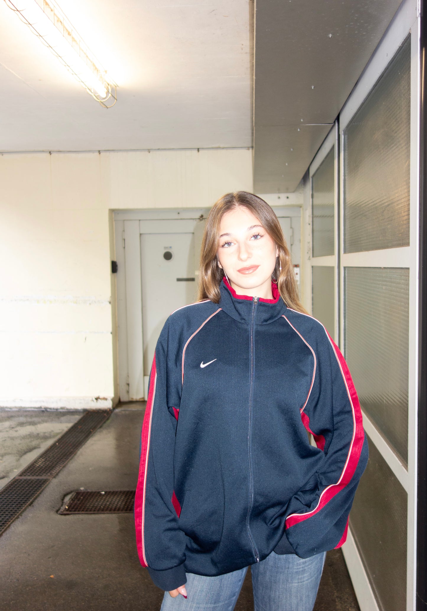 NIKE ZIPPER 2000s (L-XL)