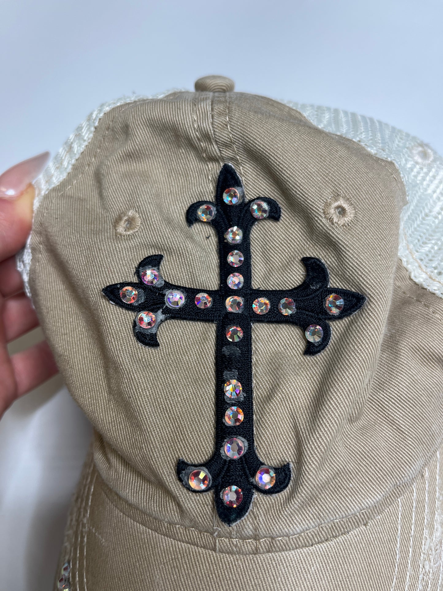 RHINESTONE CAP