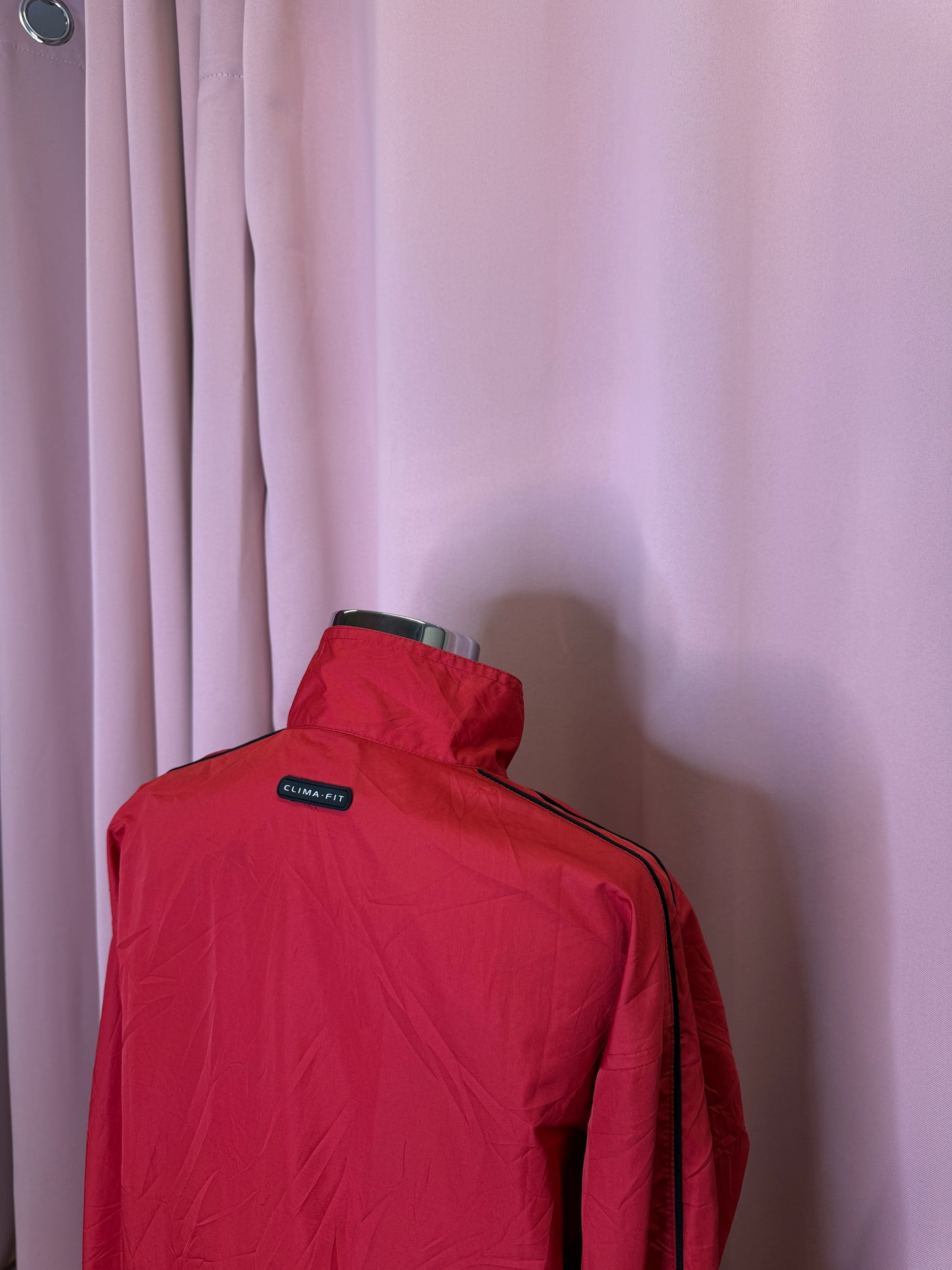 1990s NIKE RED TRACK ZIPPER (m. S)
