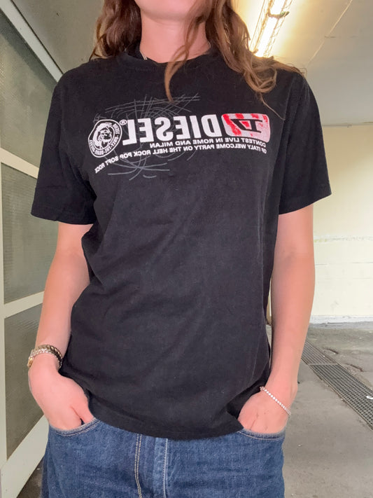 VINTAGE BLACK DIESEL SHIRT (L)