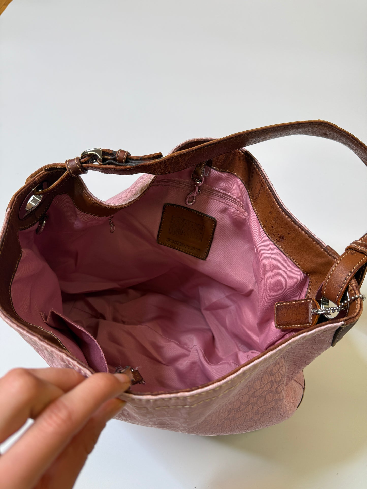 COACH MONOGRAM PURSE PINK