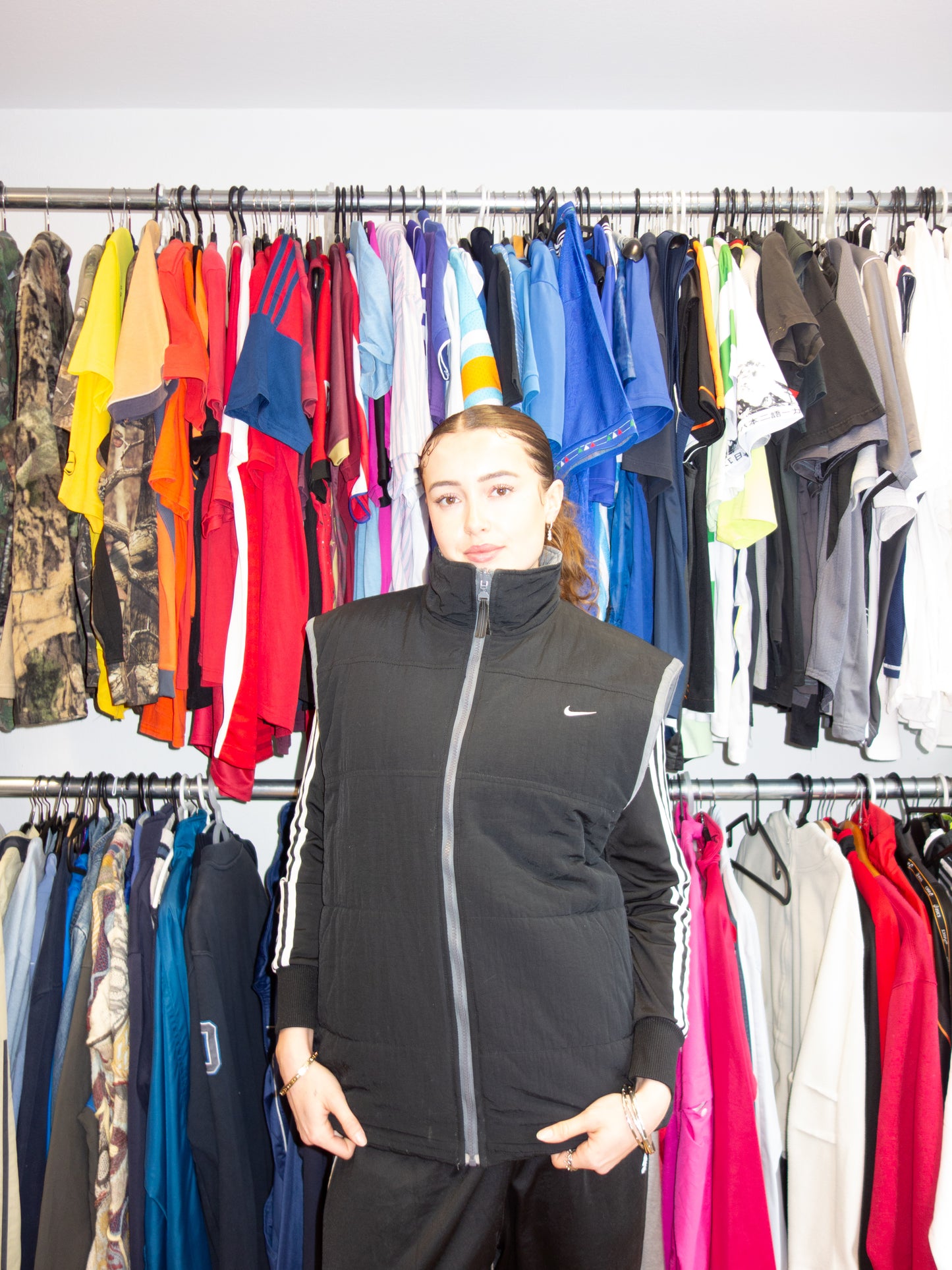 NIKE 2000s REVERSIBLE VEST (XL)