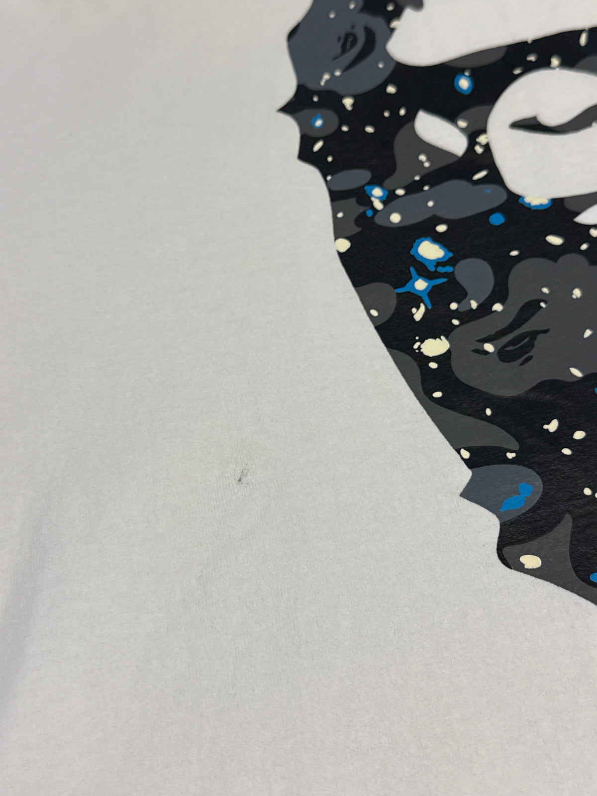 BAPE COLLEGE LOGO TEE – NIGHT SKY CAMO (L)