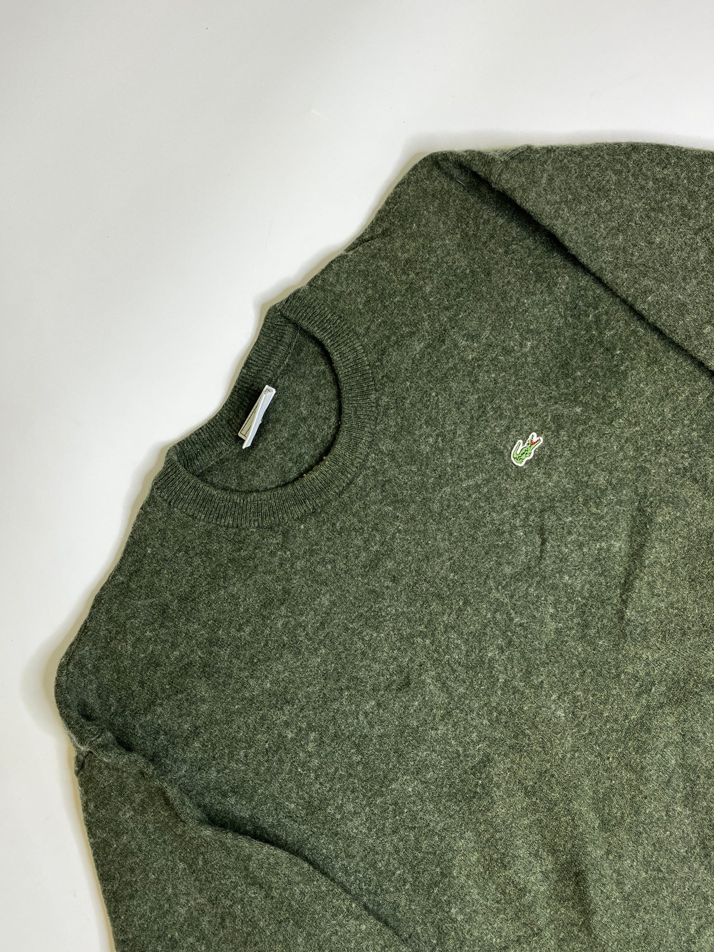 LACOSTE KNIT WOOL SWEATER (~M)