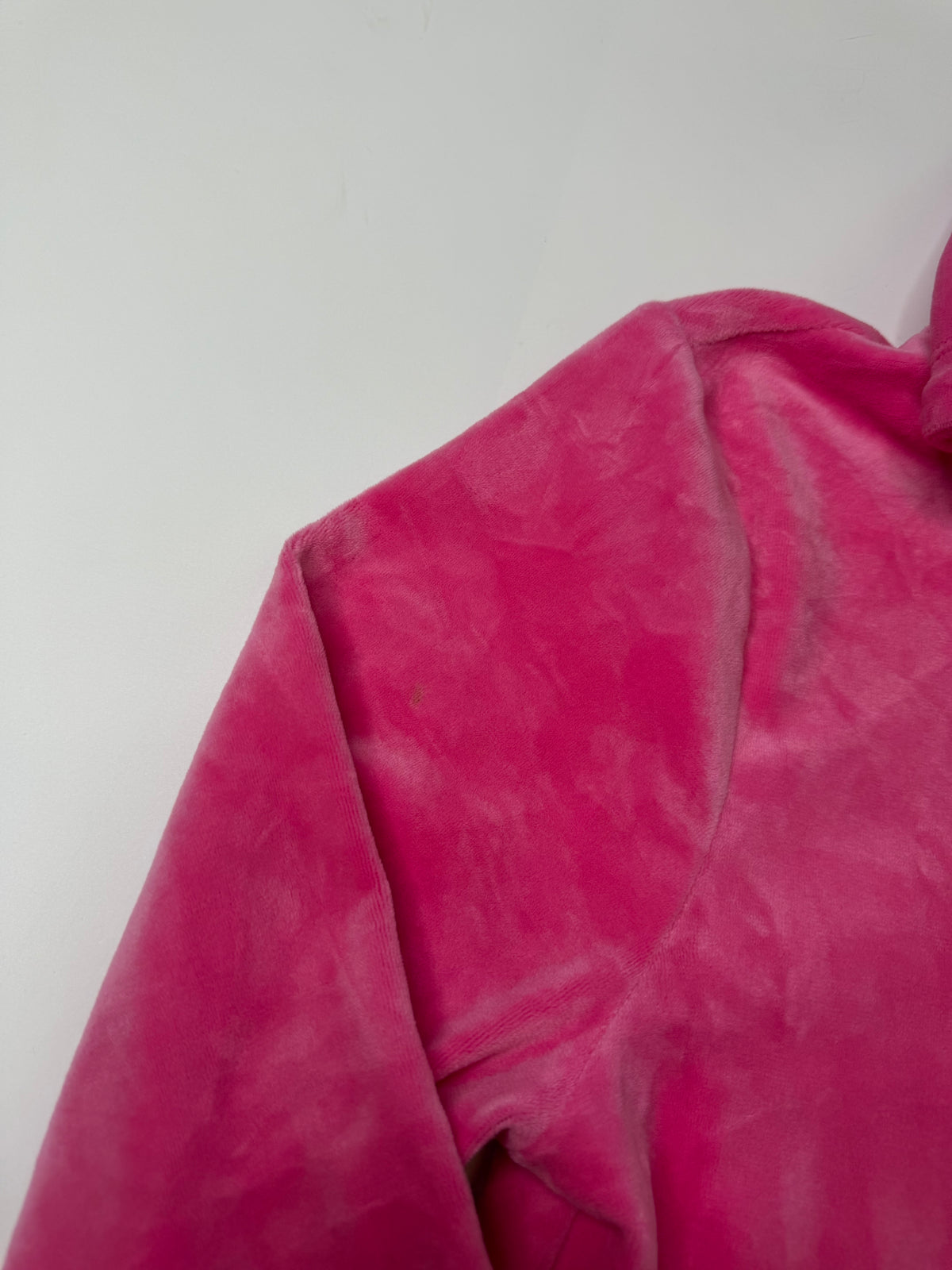 PLAYBOY RHINESTONE BUNNY VELOUR HOODIE PINK (M)