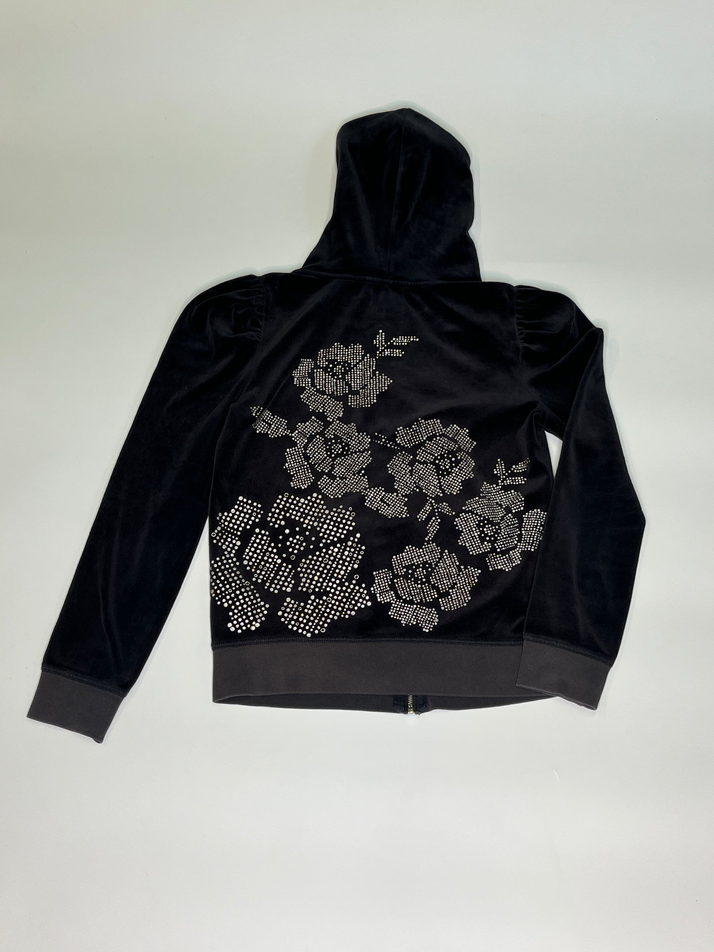 JUICY COUTURE ZIPPER RUSHED SHOULDERS 2000s (M)