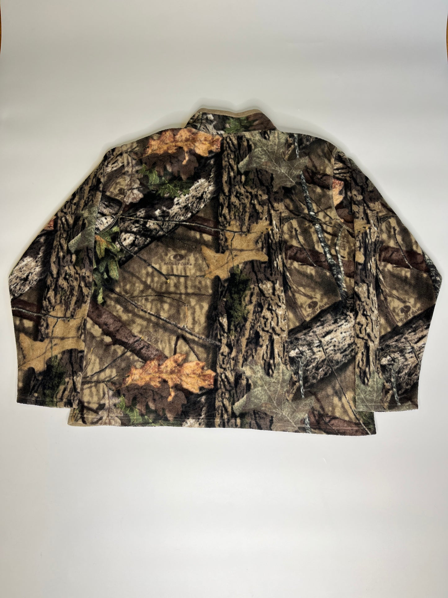 MOSSY OAK CAMO FLEECE ZIPPER (XL)