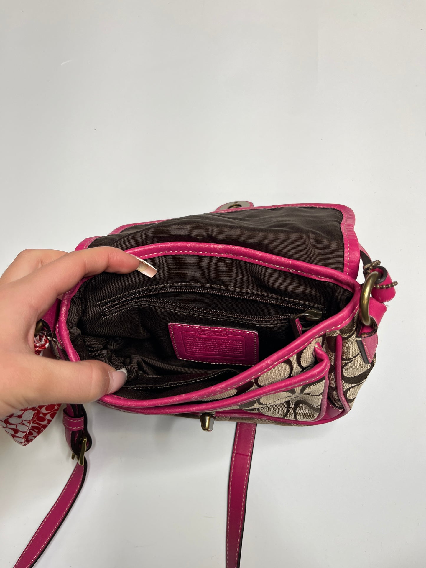 COACH CROSSBODY PURSE PINK