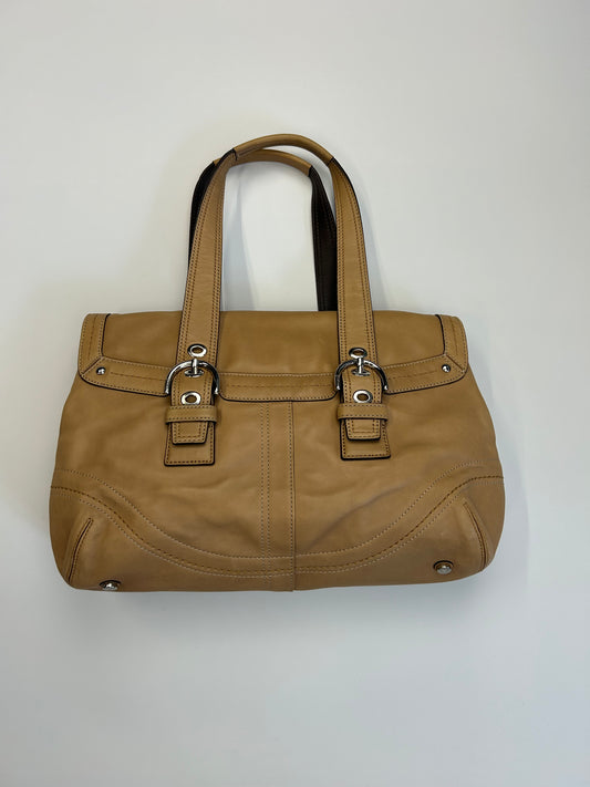 REAL LEATHER COACH BAG