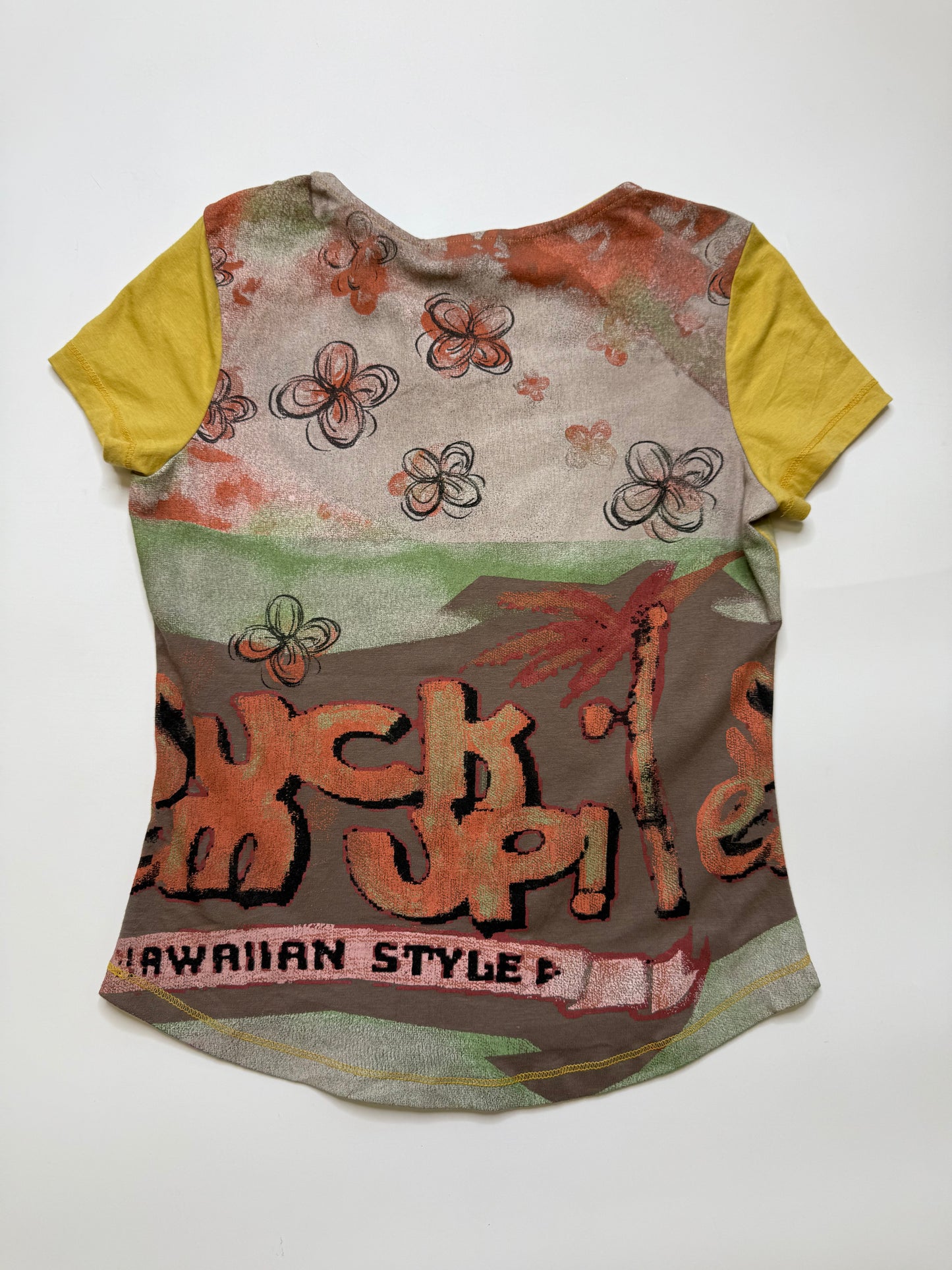 CUSTO BARCELONA TIE-DYE GRAPHIC TEE (S-M)
