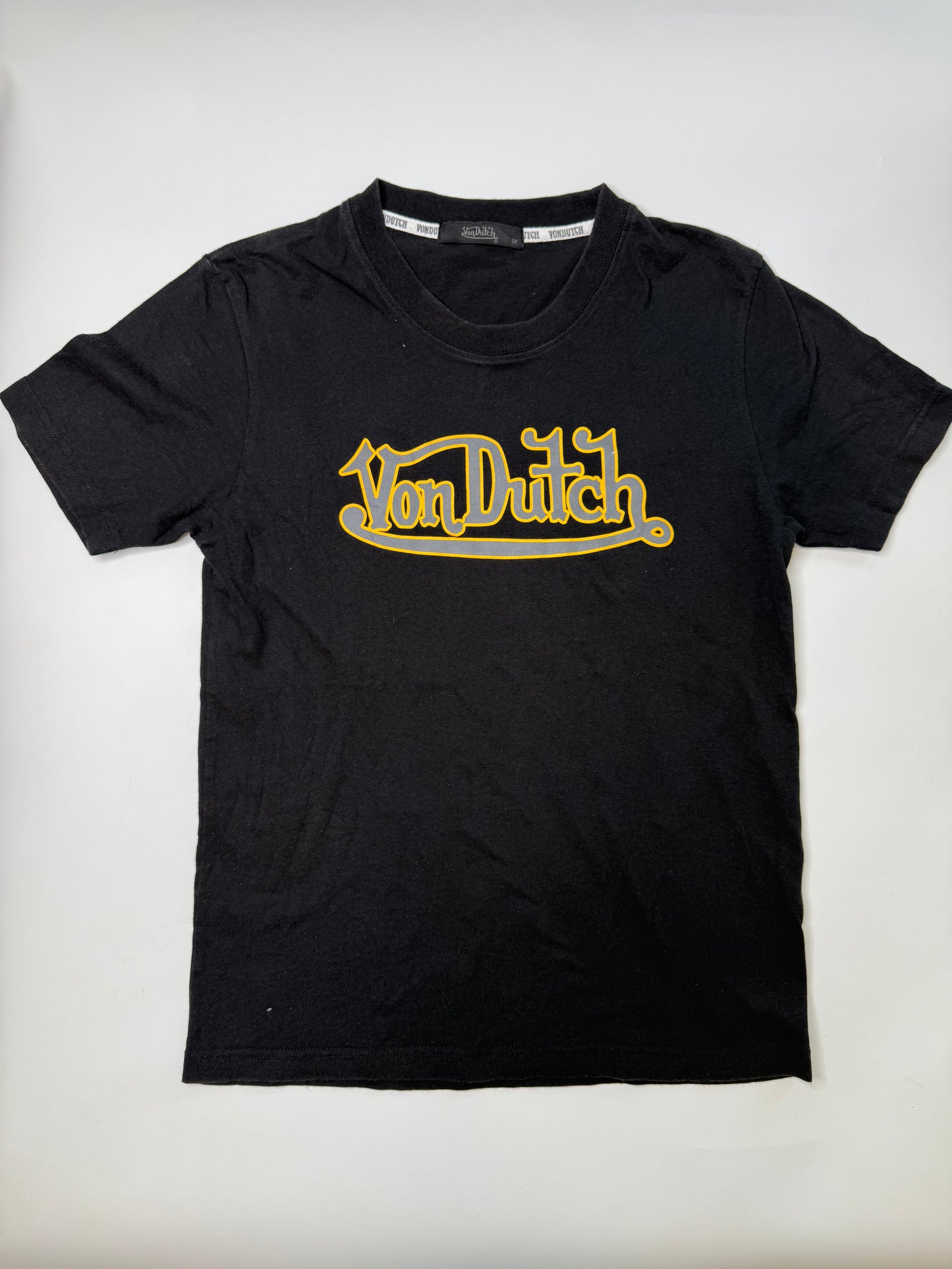 VON DUTCH VINTAGE LOGO T-SHIRT (M)