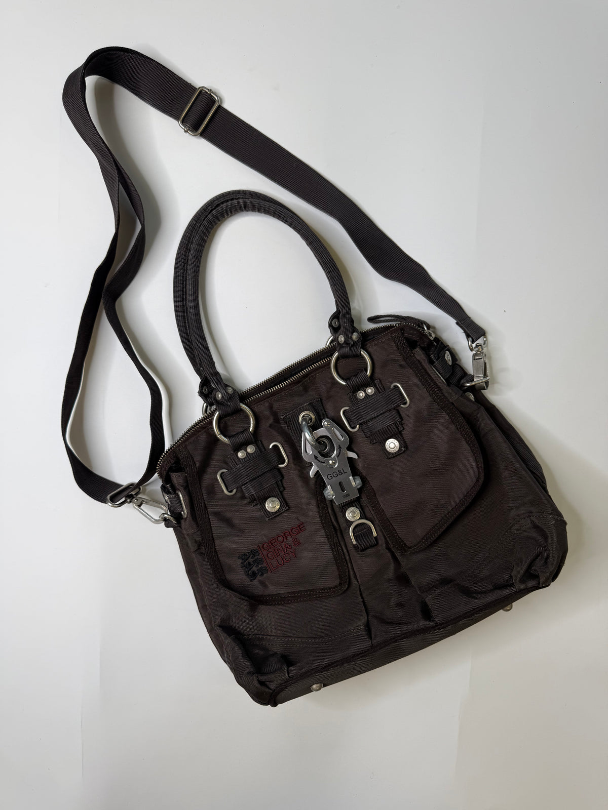GEORGE GINA & LUCY VINTAGE UTILITY  BAG