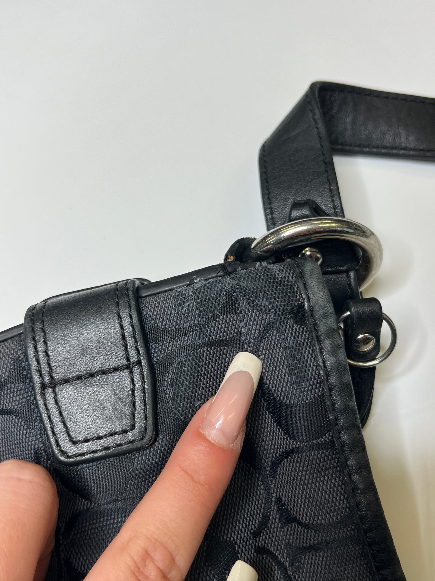 COACH MONOGRAM LEATHER PURSE