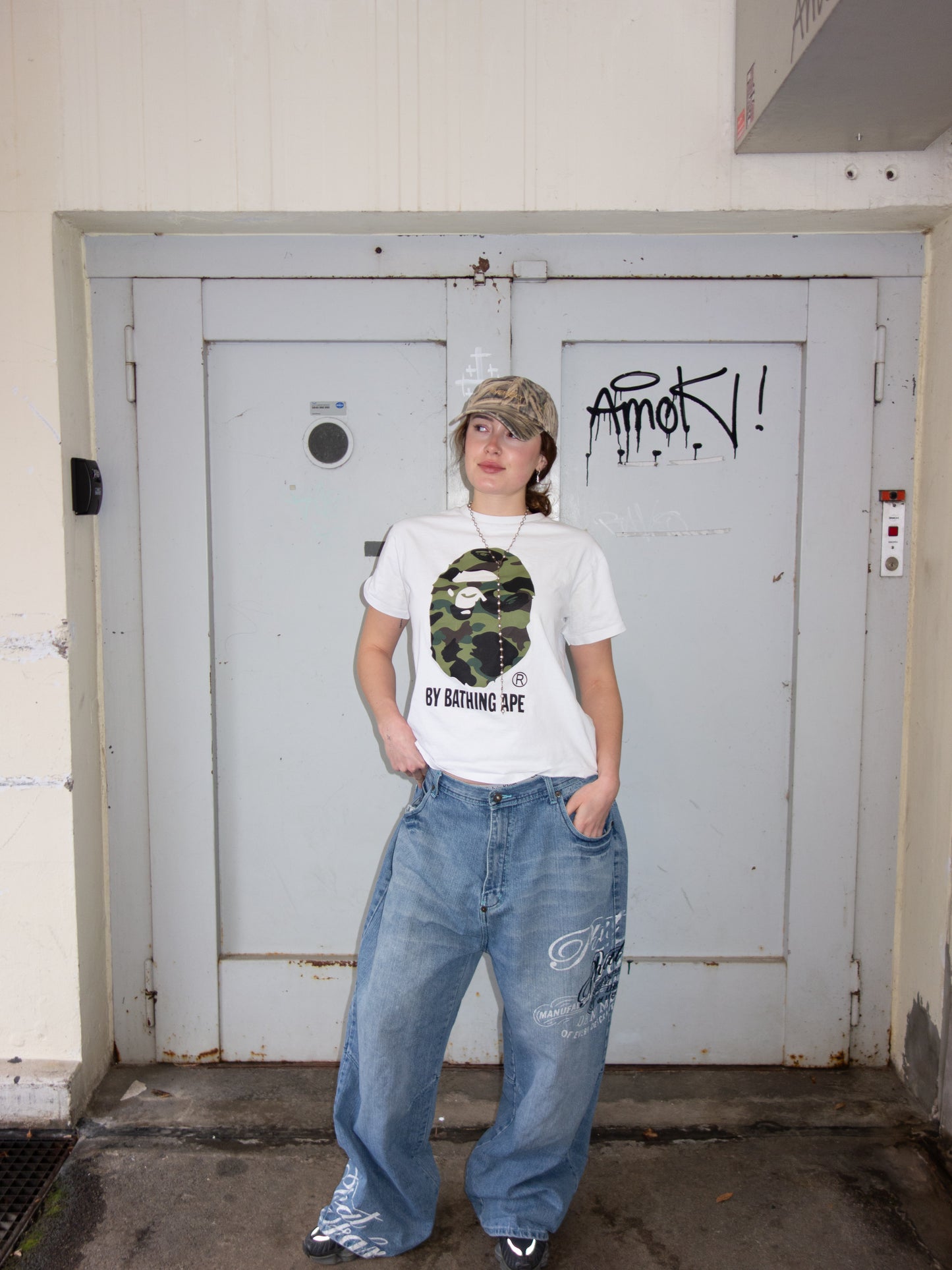 PHAT FARM 2004 BAGGY HIP-HOP JEANS (~XL)