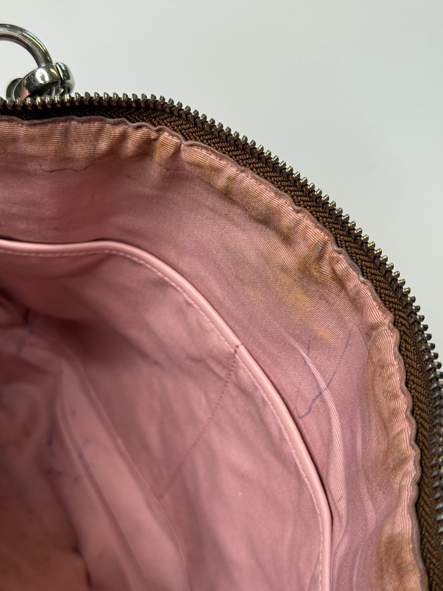 COACH SIGNATURE MONOGRAM TOTE BAG (TAN)