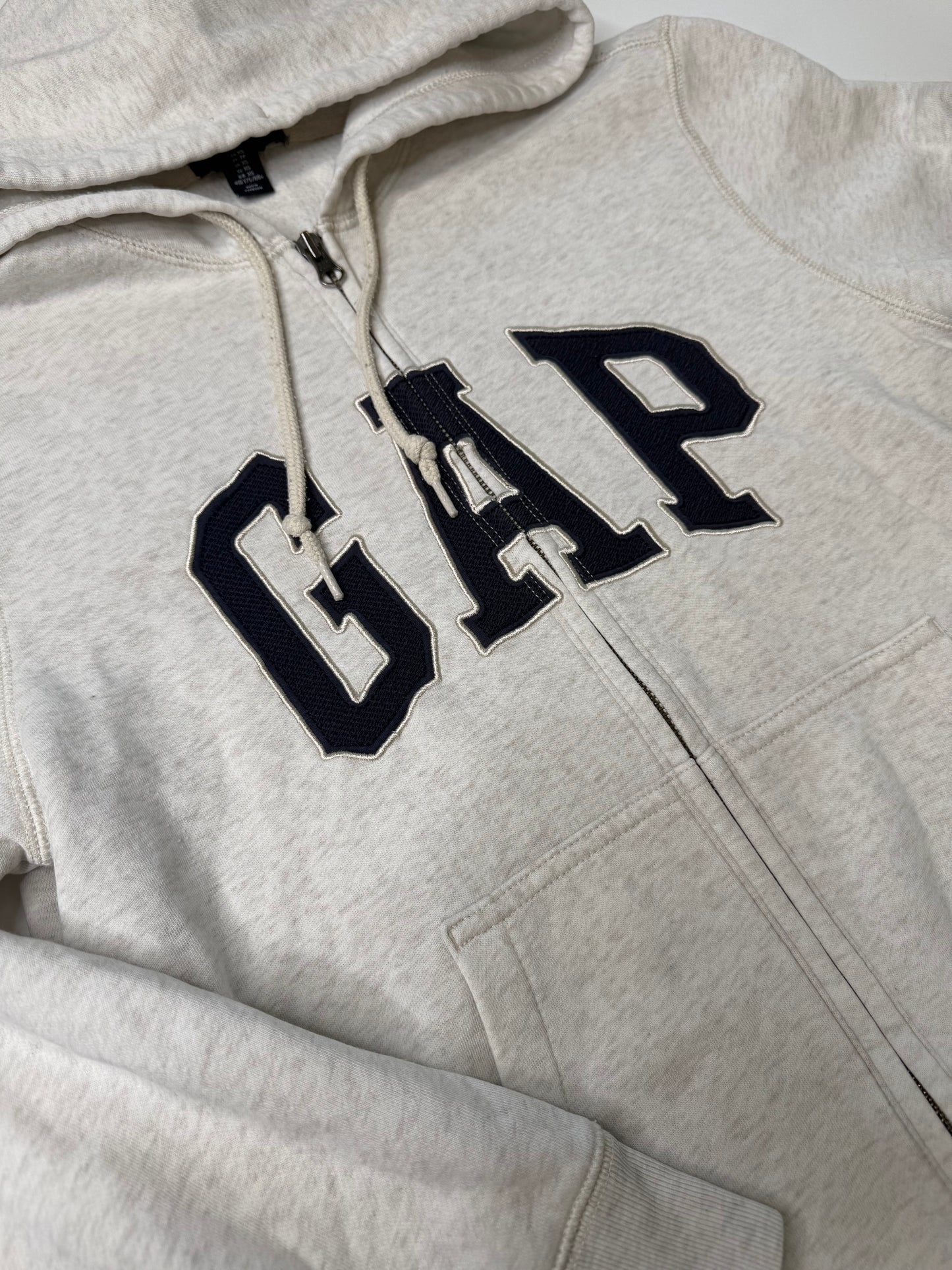 GAP VINTAGE ARCH LOGO ZIP HOODIE