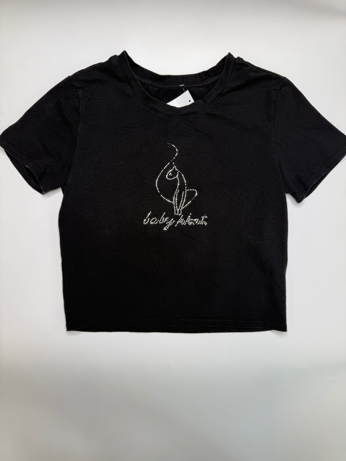 VINTAGE "BABY PHAT" RHINESTONE GRAPHIC T-SHIRT (M)