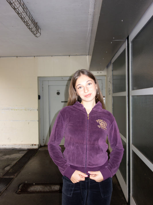 JUICY COUTURE ZIPPER PURPLE (L)