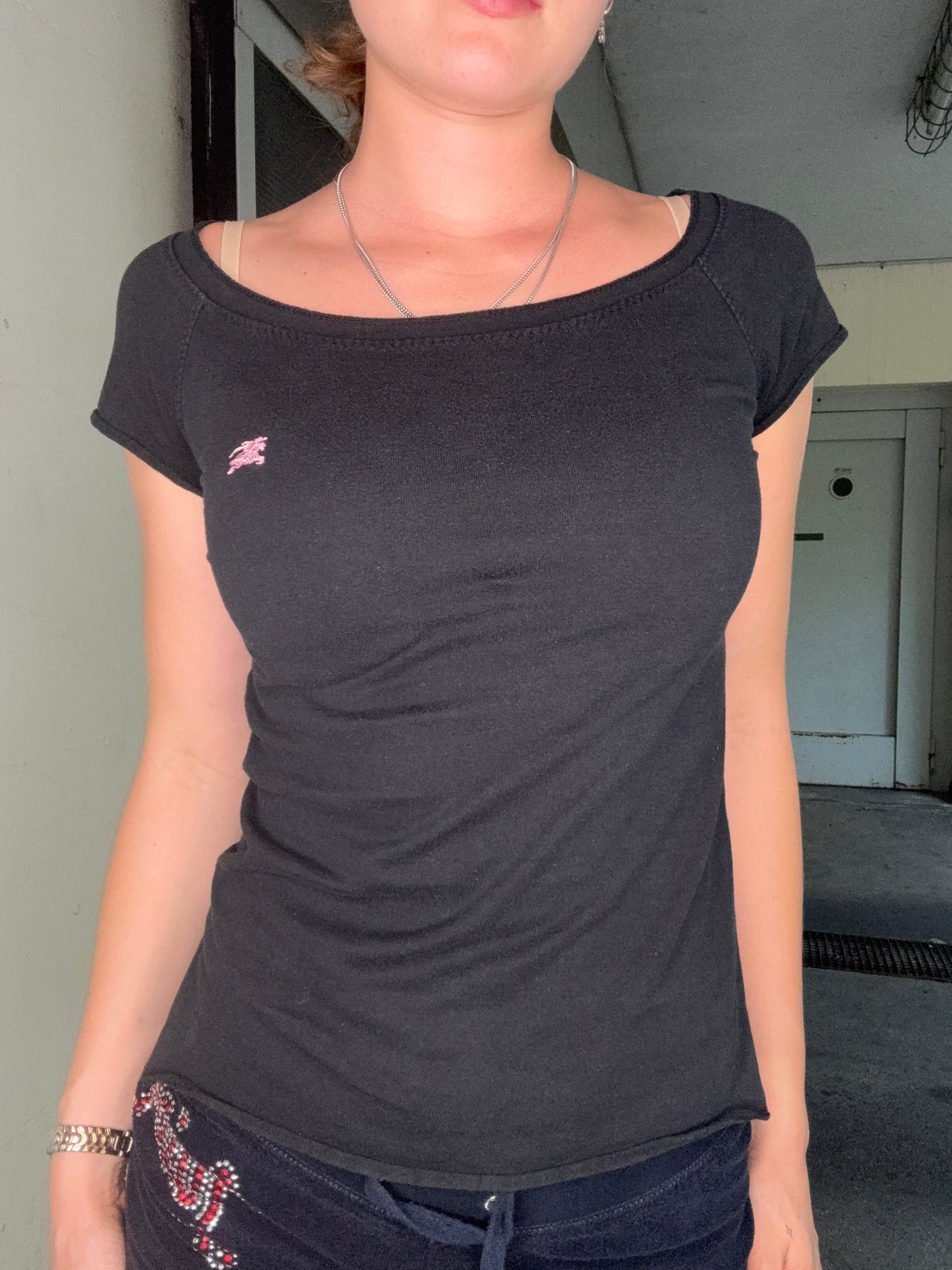 BURBERRY BLUE LABEL TANK TOP – BLACK (38)