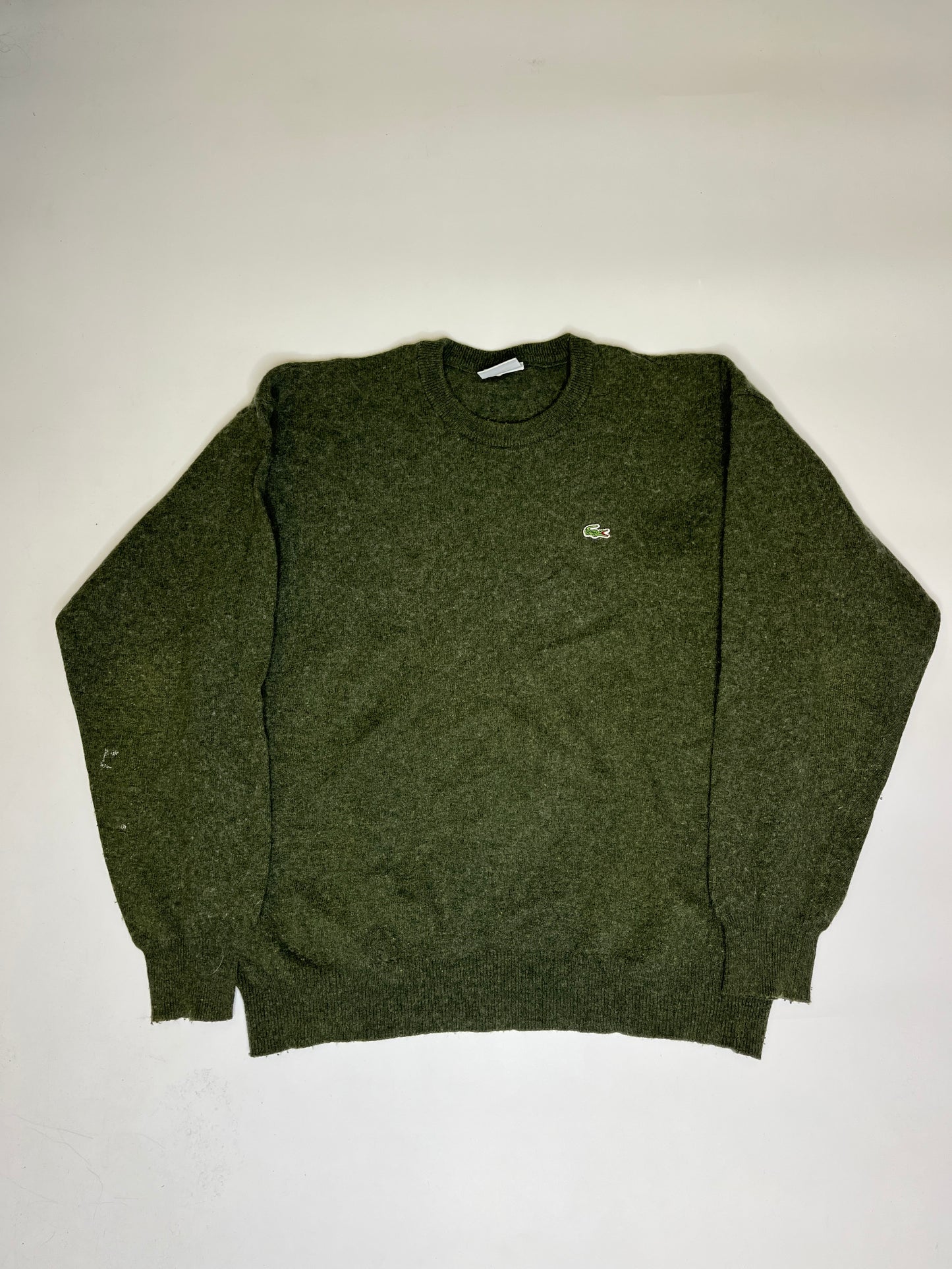 LACOSTE KNIT WOOL SWEATER (~M)
