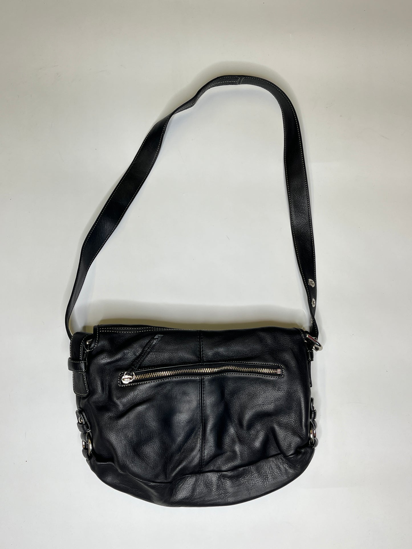 GENUINE LESTHER COACH PURSE BLACK