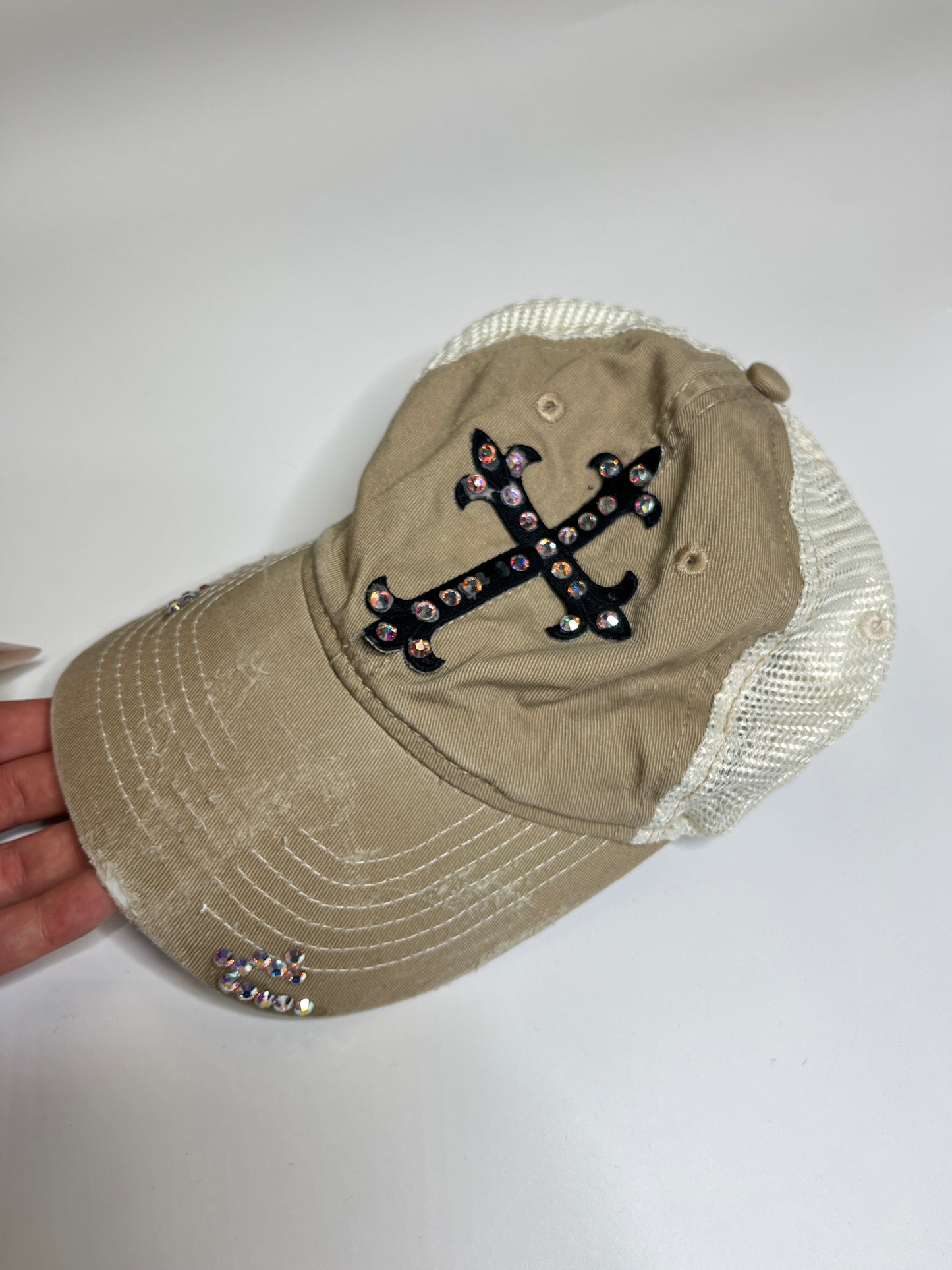RHINESTONE CAP