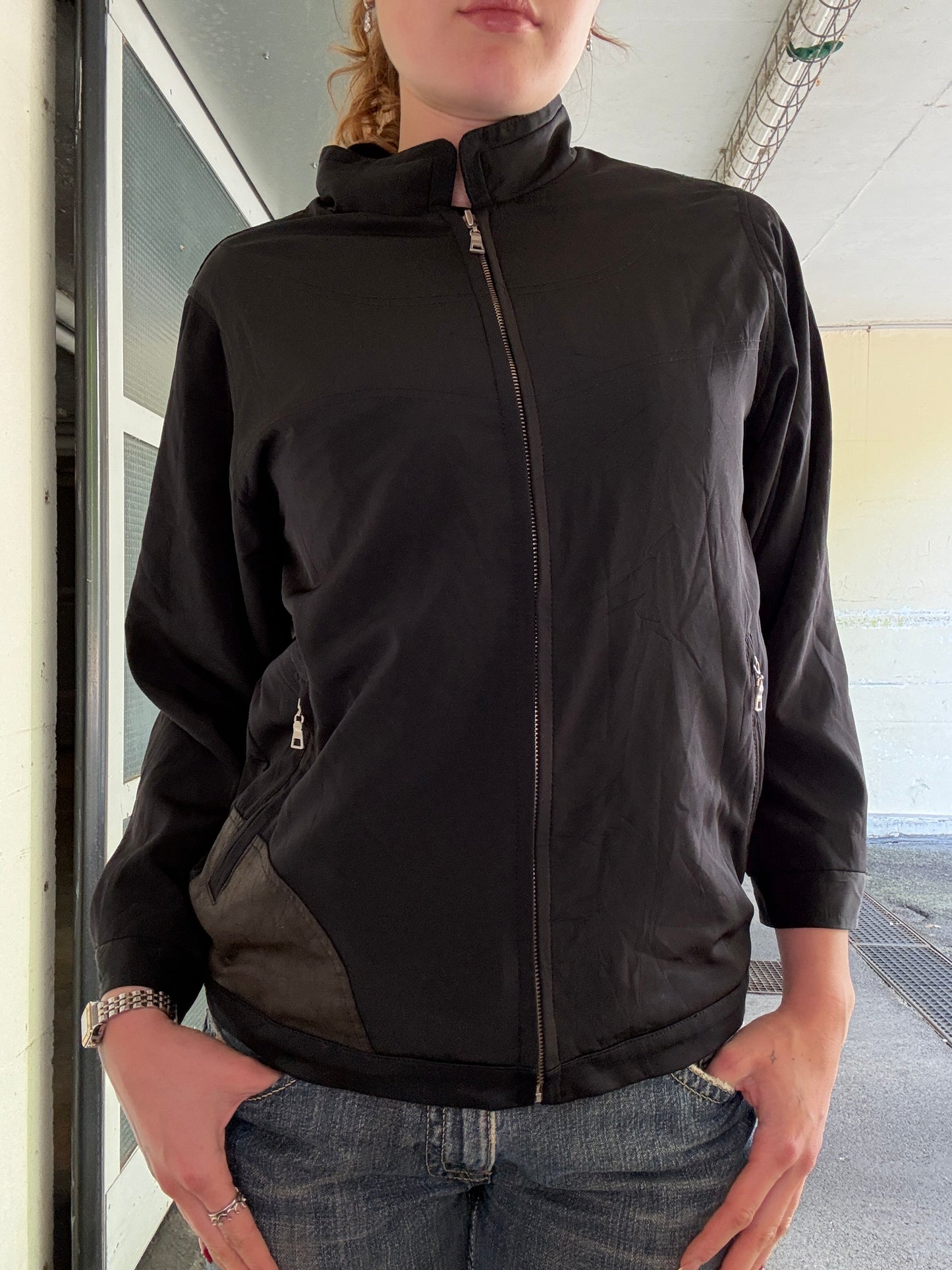 BLACK PRADA NYLON JACKET