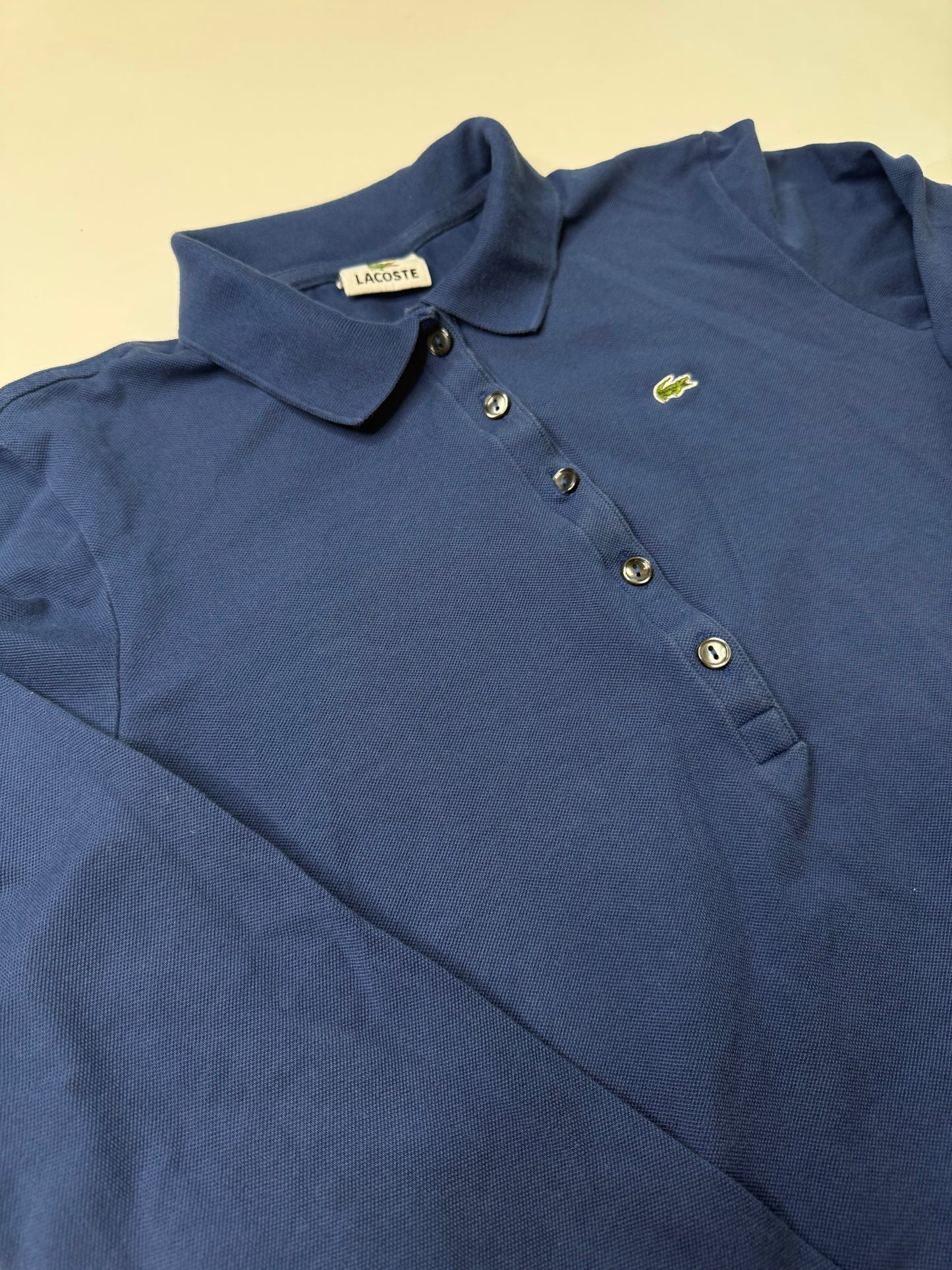 LACOSTE VINTAGE LONG SLEEVE PIQUE POLO