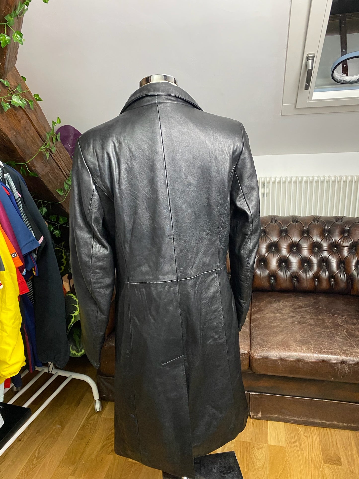 REAL LEATHER COAT (M)