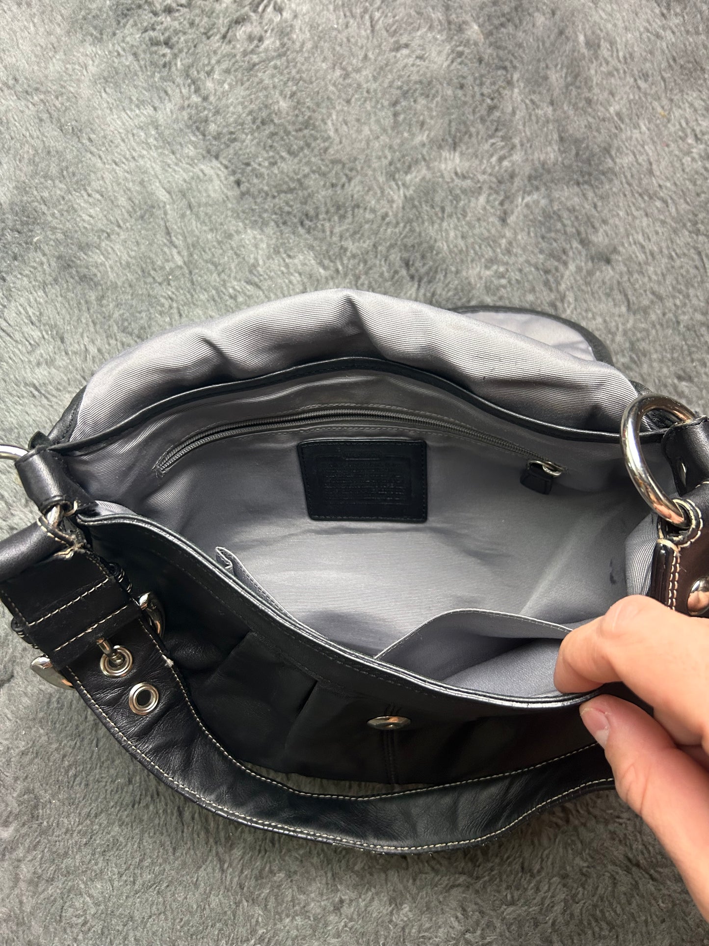 COACH BAG REAL LEATHER