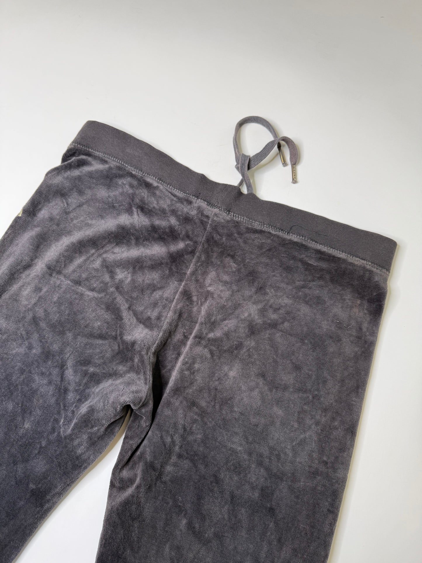 JUICY COUTURE VELOUR SWEATPANTS GREY (M)